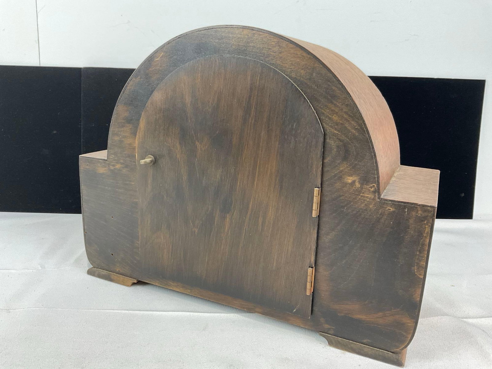 Early 20th Century Art Deco British Mantel Clock Time Strike Chime, 10h x 12w x 7d inches - 4