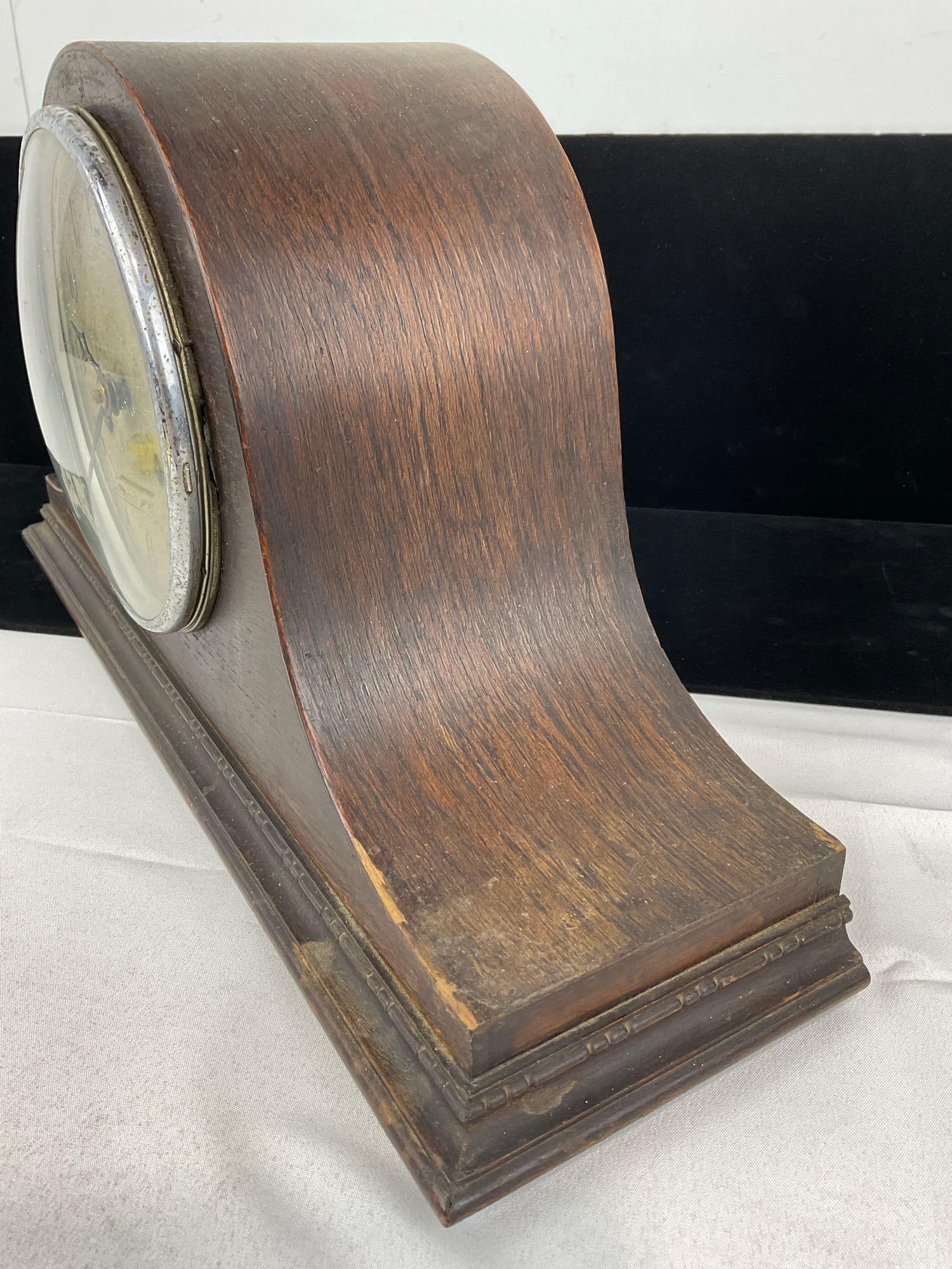 Early 20th Century Haller Mantel Clock, Time Strike, 10h x 18w x 7d inches - 3