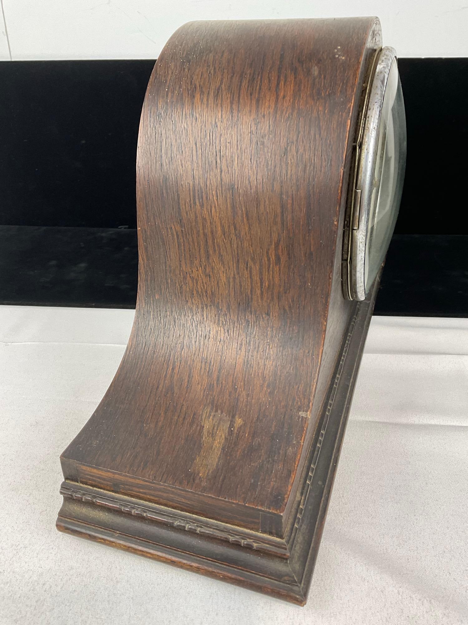 Early 20th Century Haller Mantel Clock, Time Strike, 10h x 18w x 7d inches - 4