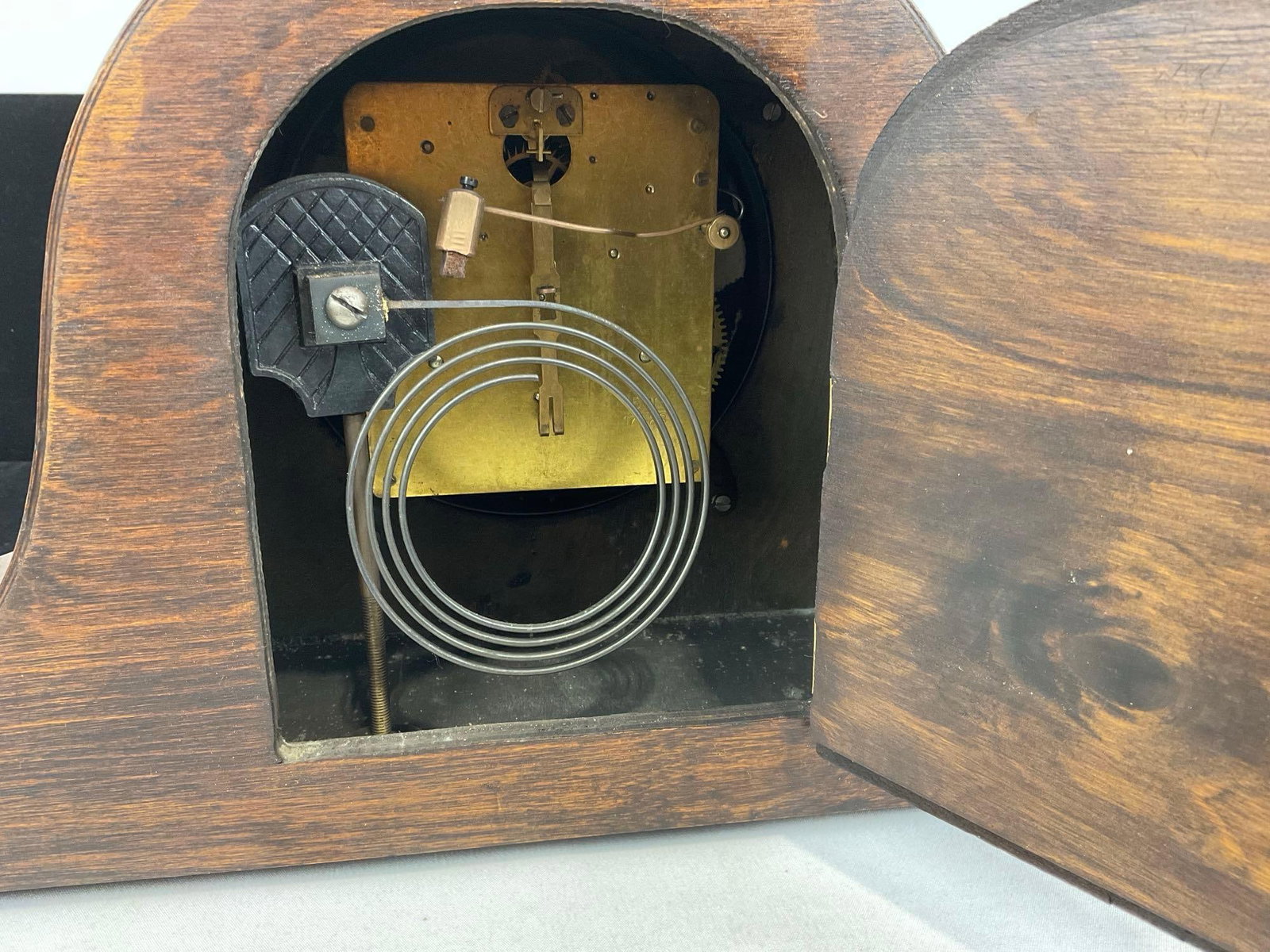 Early 20th Century Haller Mantel Clock, Time Strike, 10h x 18w x 7d inches - 6