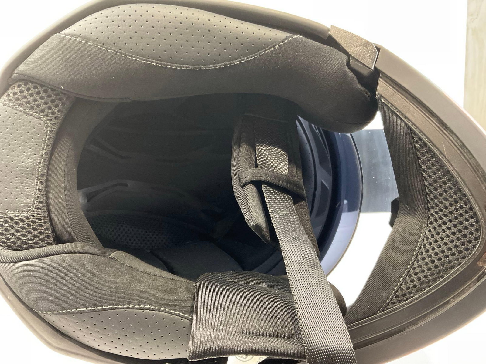Bogotto V271 BT Zabu Bluetooth Flip Up Motorcycle Helmet Size XL, Charcoal Grey & Orange - 7