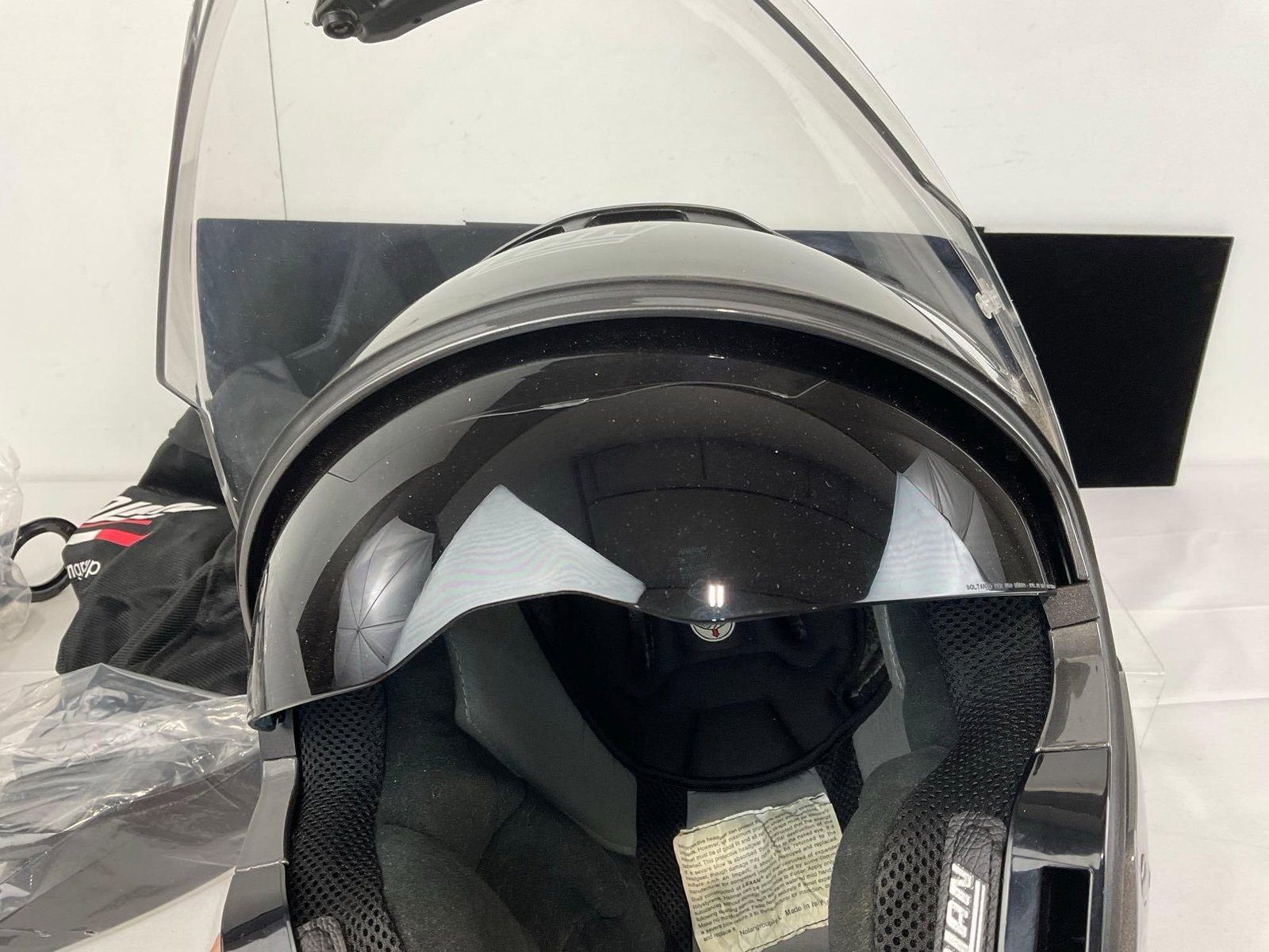 Nolan N44 EVO Modular Motorcycle Helmet, Full Face w/visor & bag - 9