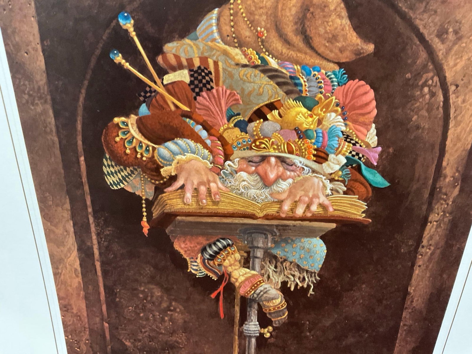 Signed & #d 1126/3250 Litho titled The Scholar by James Christensen 1993, 15h x 20w inches - 3