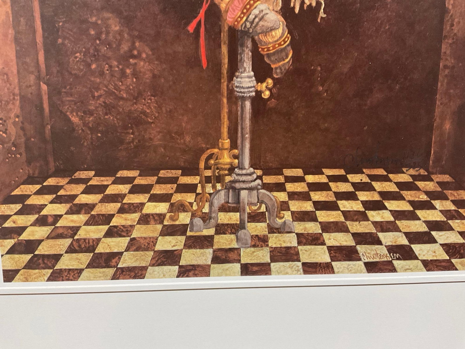Signed & #d 1126/3250 Litho titled The Scholar by James Christensen 1993, 15h x 20w inches - 4