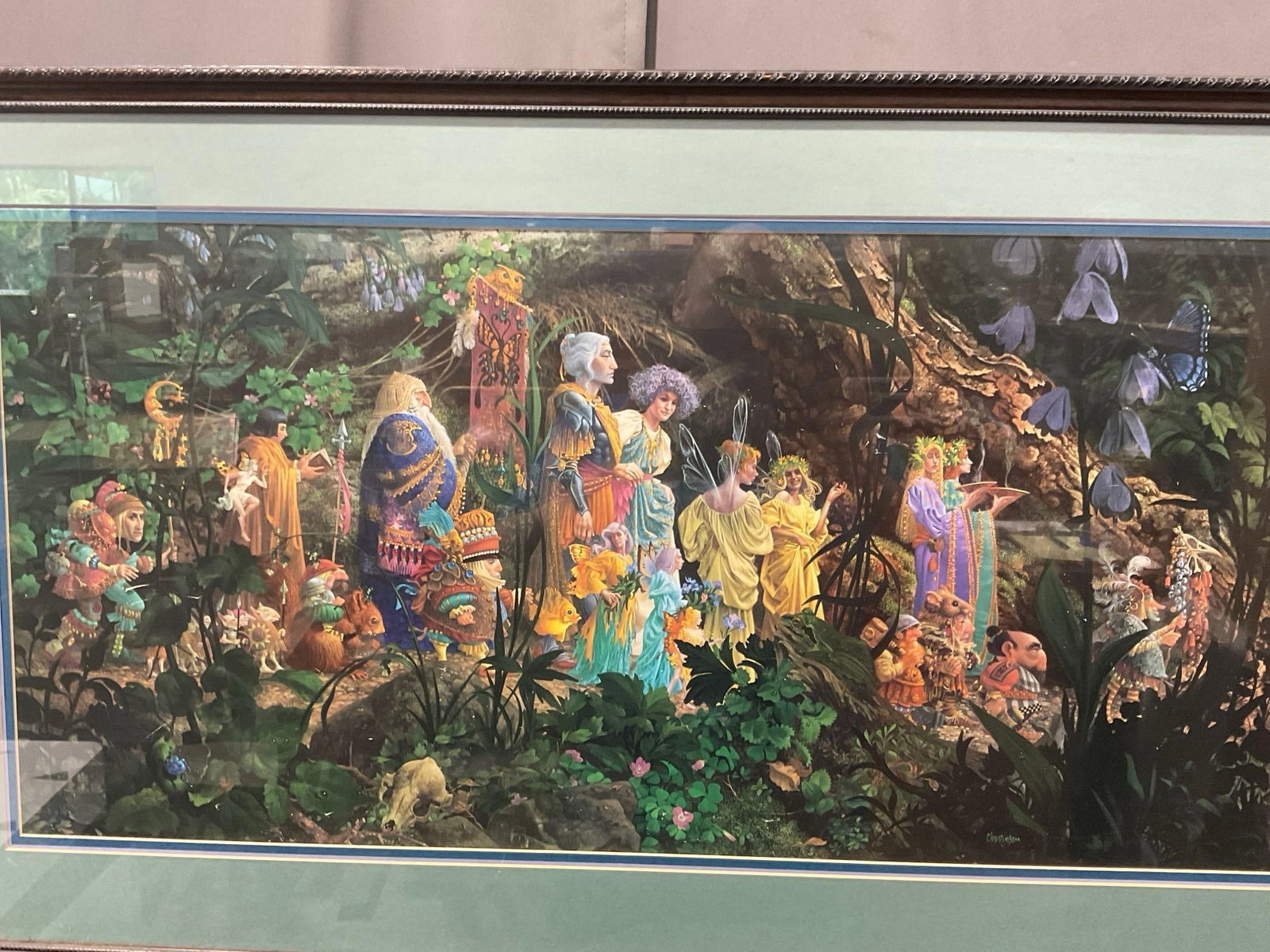 Framed Signed & #d 378/1500 Litho titled The Royal Procession by James Christensen, 24h x 41w inc... - 2