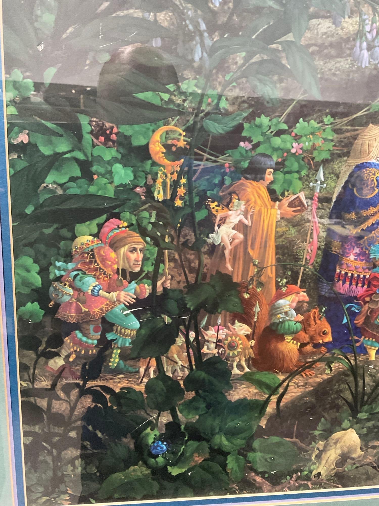 Framed Signed & #d 378/1500 Litho titled The Royal Procession by James Christensen, 24h x 41w inc... - 3
