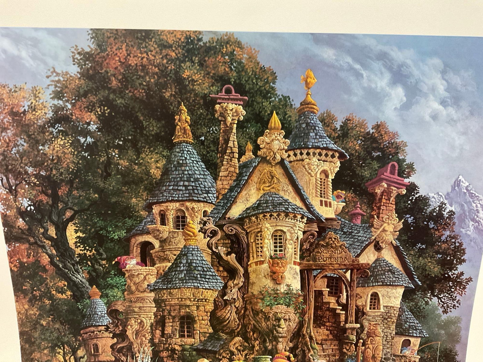Signed & #d 1126/4500 Litho titled The College of Magical Knowledge by James Christensen, 28x28 in - 4