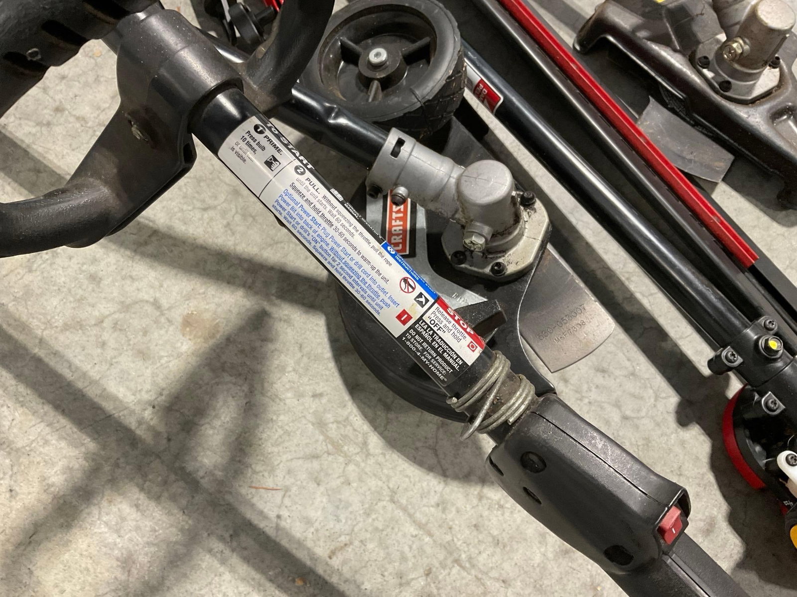 Craftsman Speed Start Weedwacker, Gas Trimmer, w/many attachments, Limber, Mulcher, Edger & more - 5