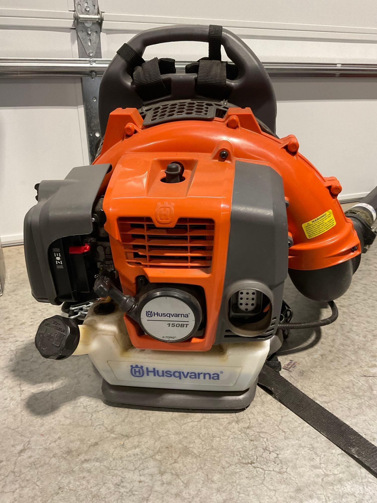 Husqvarna 150BT 51cc, 2.16-HP gas-powered backpack leaf blower, 22 lb weight - 5