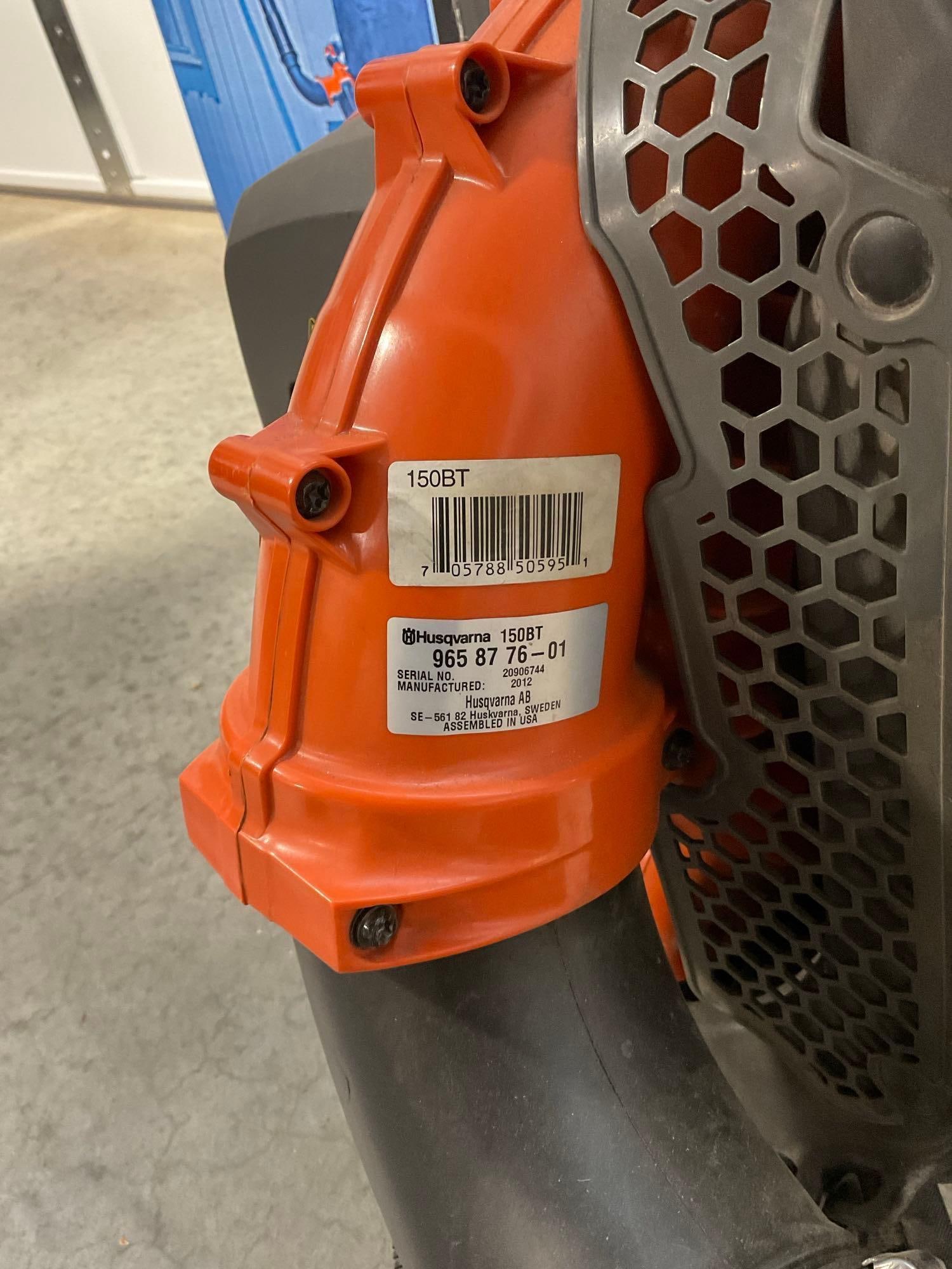Husqvarna 150BT 51cc, 2.16-HP gas-powered backpack leaf blower, 22 lb weight - 6