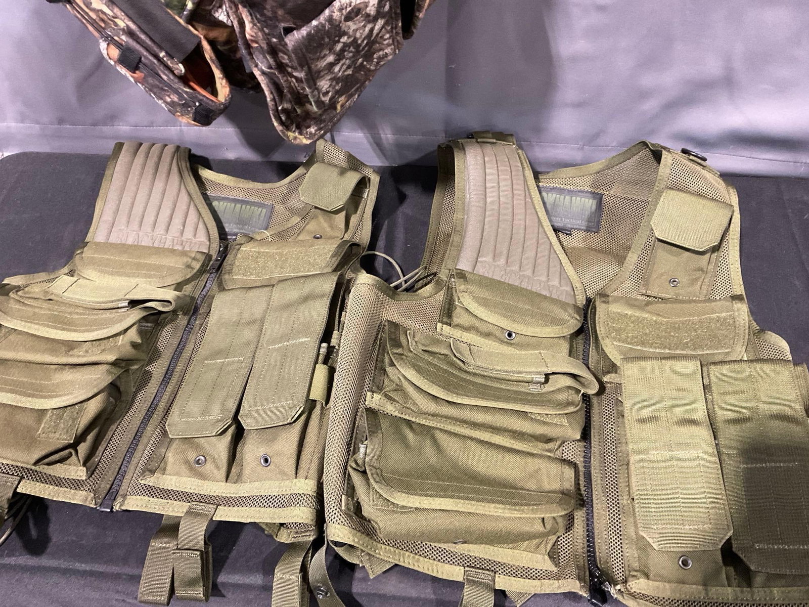 2 Tactical Vests, & Hunting Vest w/3 Foam Turkey Decoys, many calls, & supplies included - 3