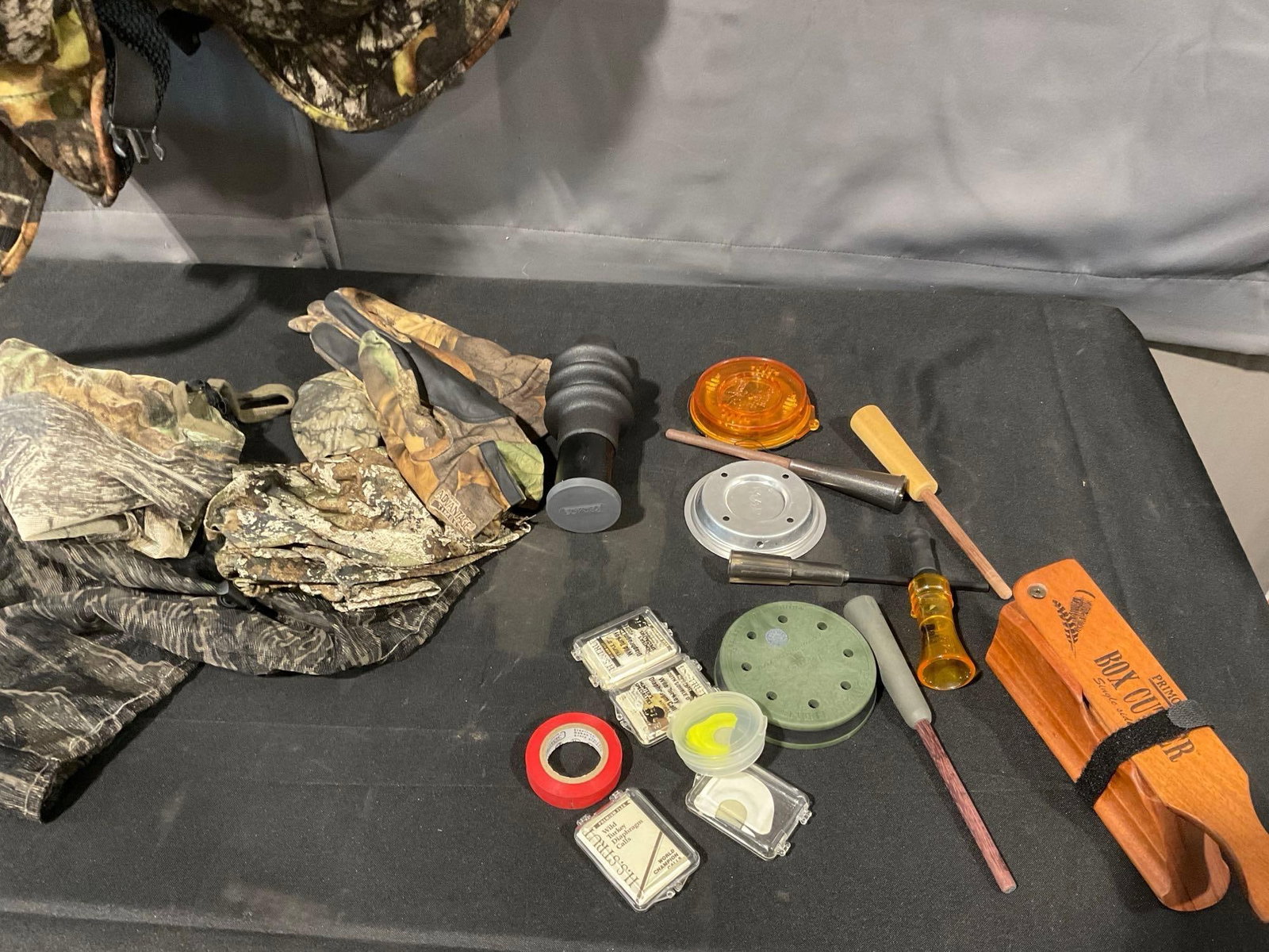 2 Tactical Vests, & Hunting Vest w/3 Foam Turkey Decoys, many calls, & supplies included - 6