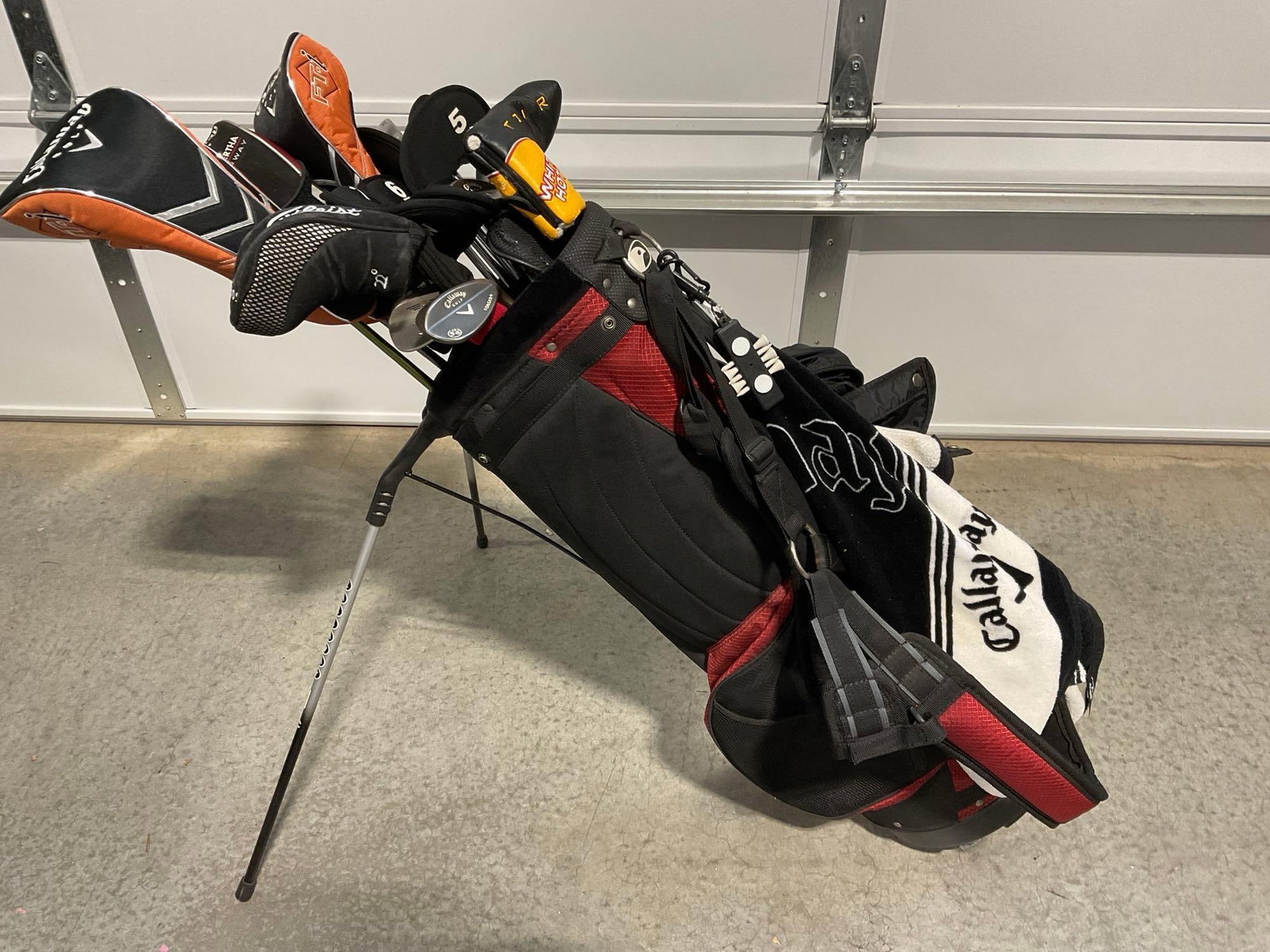 Set of Callaway & Titleist Golf Clubs, & Callaway Stand Bag, clubs in desc - 3