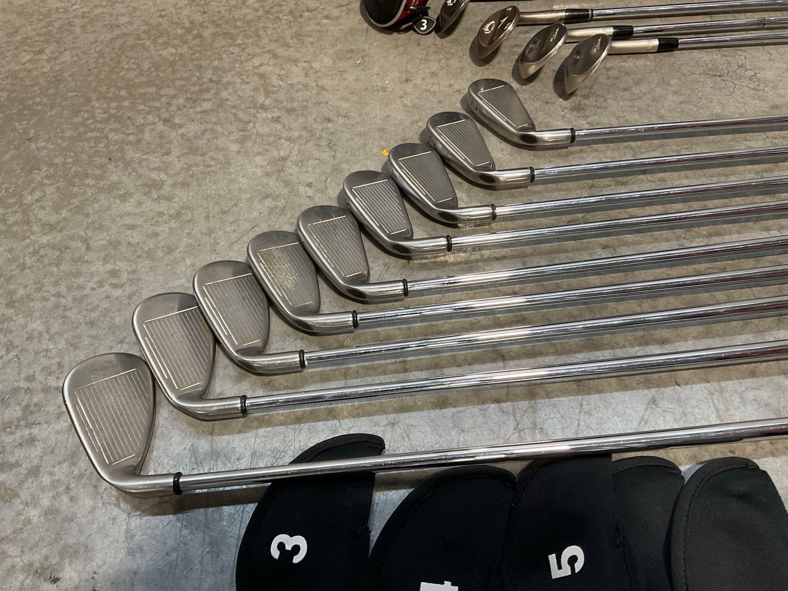 Set of Callaway & Titleist Golf Clubs, & Callaway Stand Bag, clubs in desc - 7