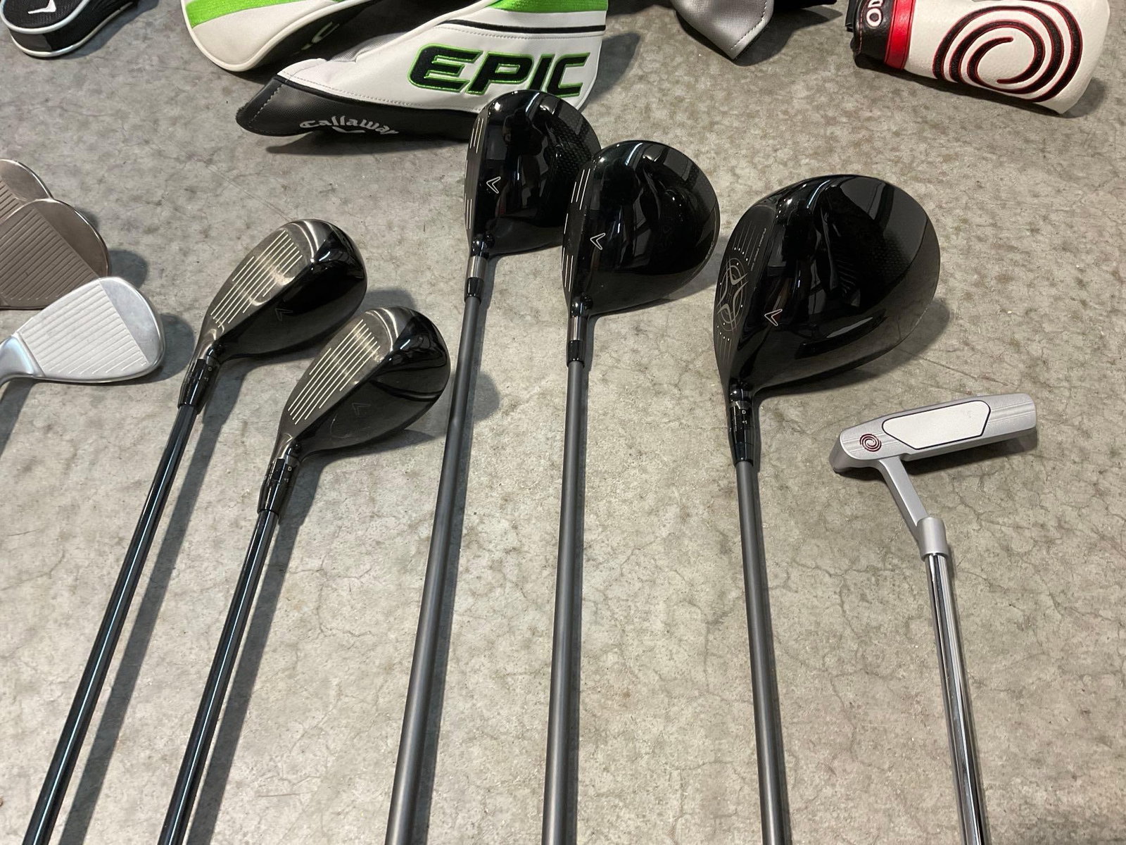 Callaway Driver, Wood & Irons Set w/Sun Mountain Golf Bag Duck Hunter, lots of accessories as well - 11