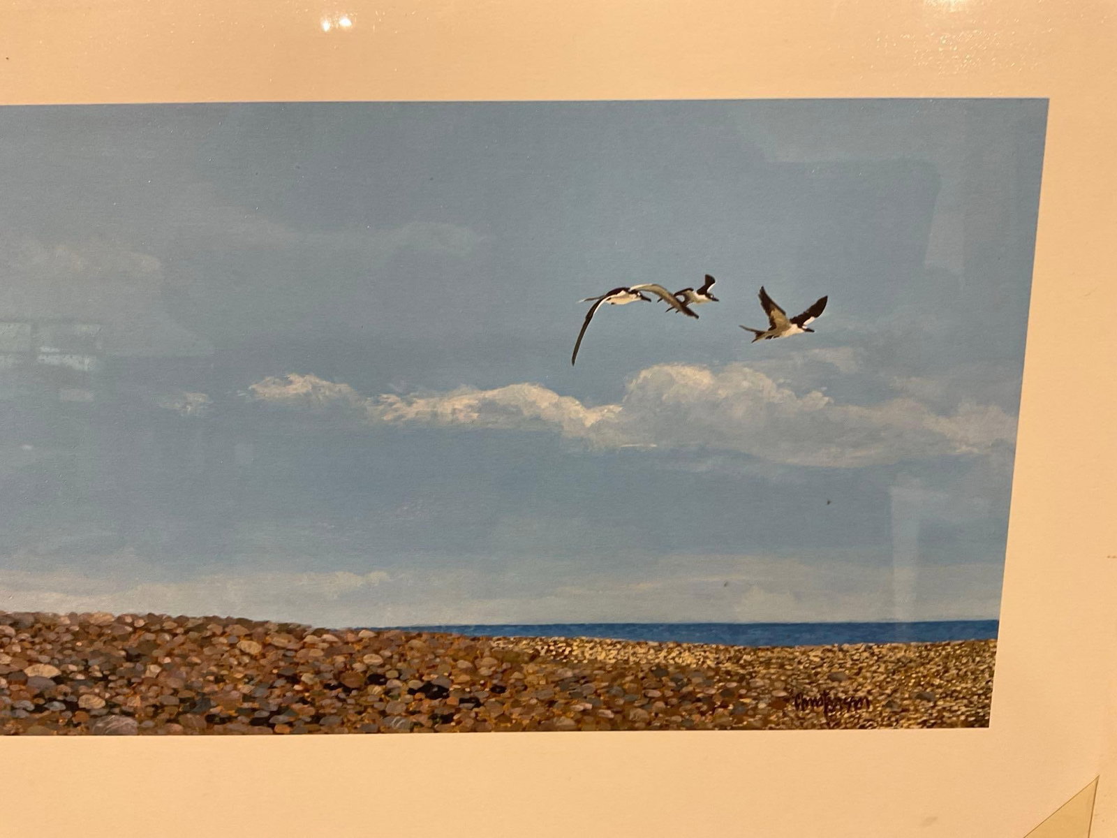 Signed & #d 1126/2250 Litho titled Waiting for the Tide by James Christensen, 14h x 38w inches - 3