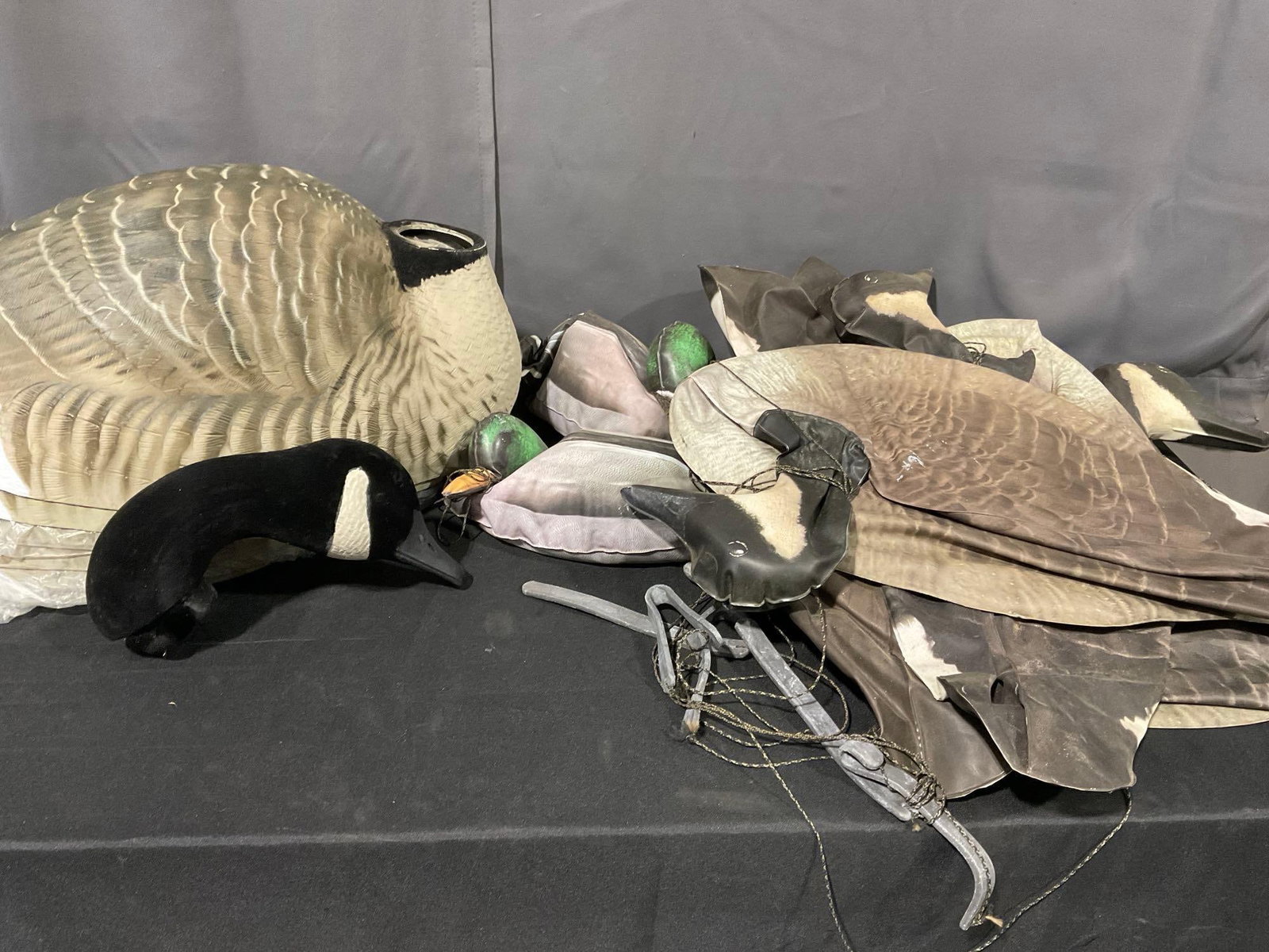 Box of Ducks Unlimited Greenhead Canada Goose Shell Decoys, Inflatable Duck Decoys, & more (1 of 7)