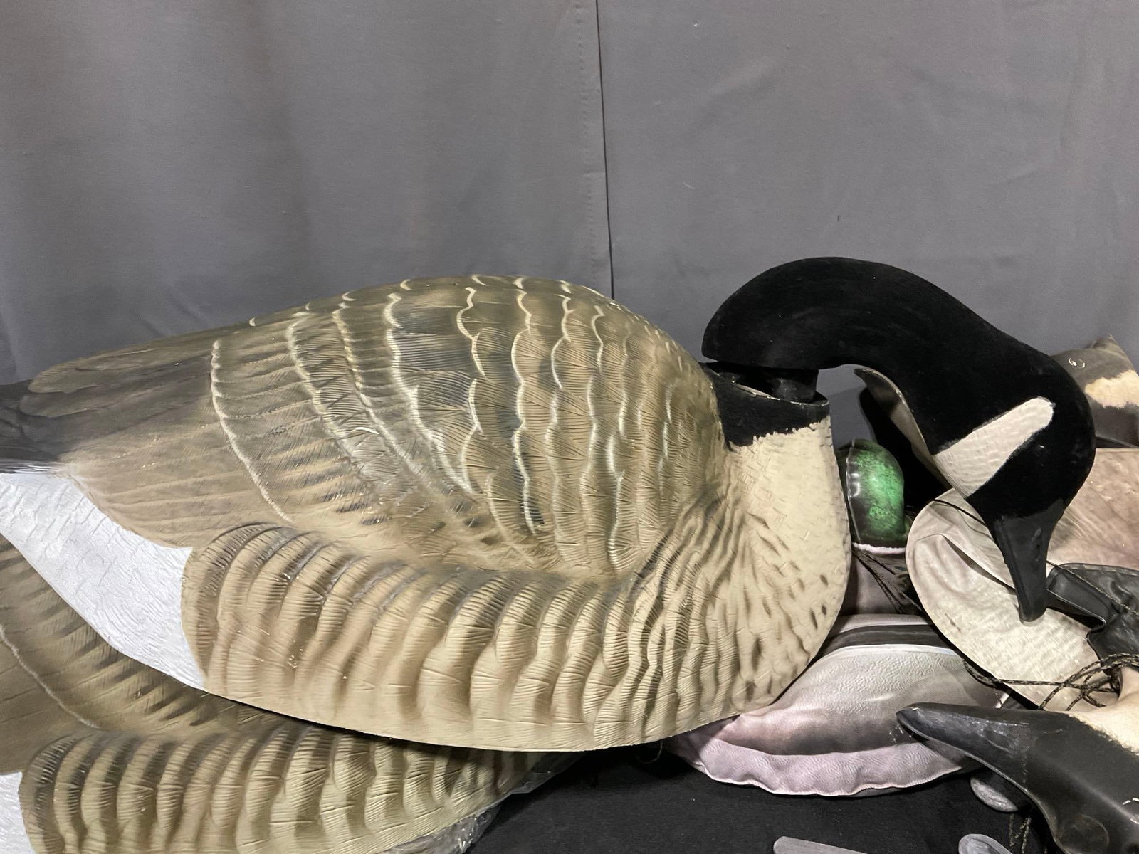 Box of Ducks Unlimited Greenhead Canada Goose Shell Decoys, Inflatable Duck Decoys, & more - 3