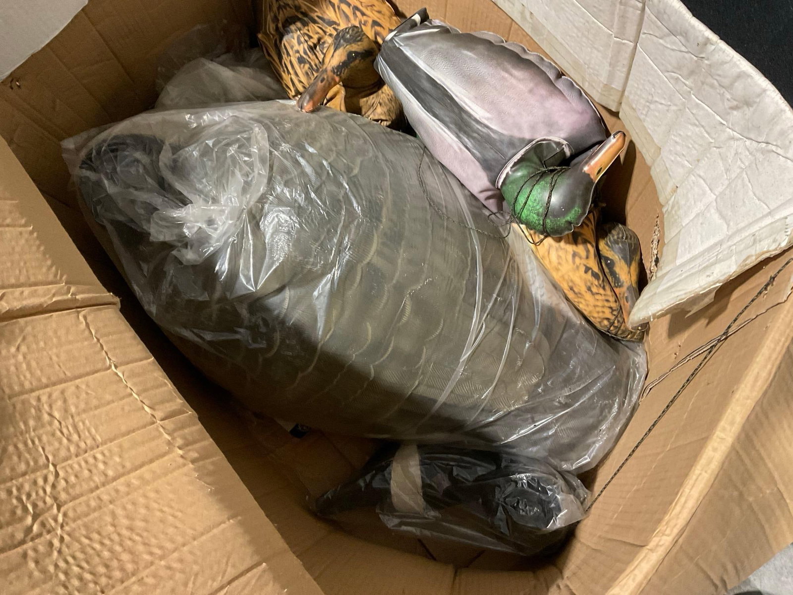Box of Ducks Unlimited Greenhead Canada Goose Shell Decoys, Inflatable Duck Decoys, & more - 6