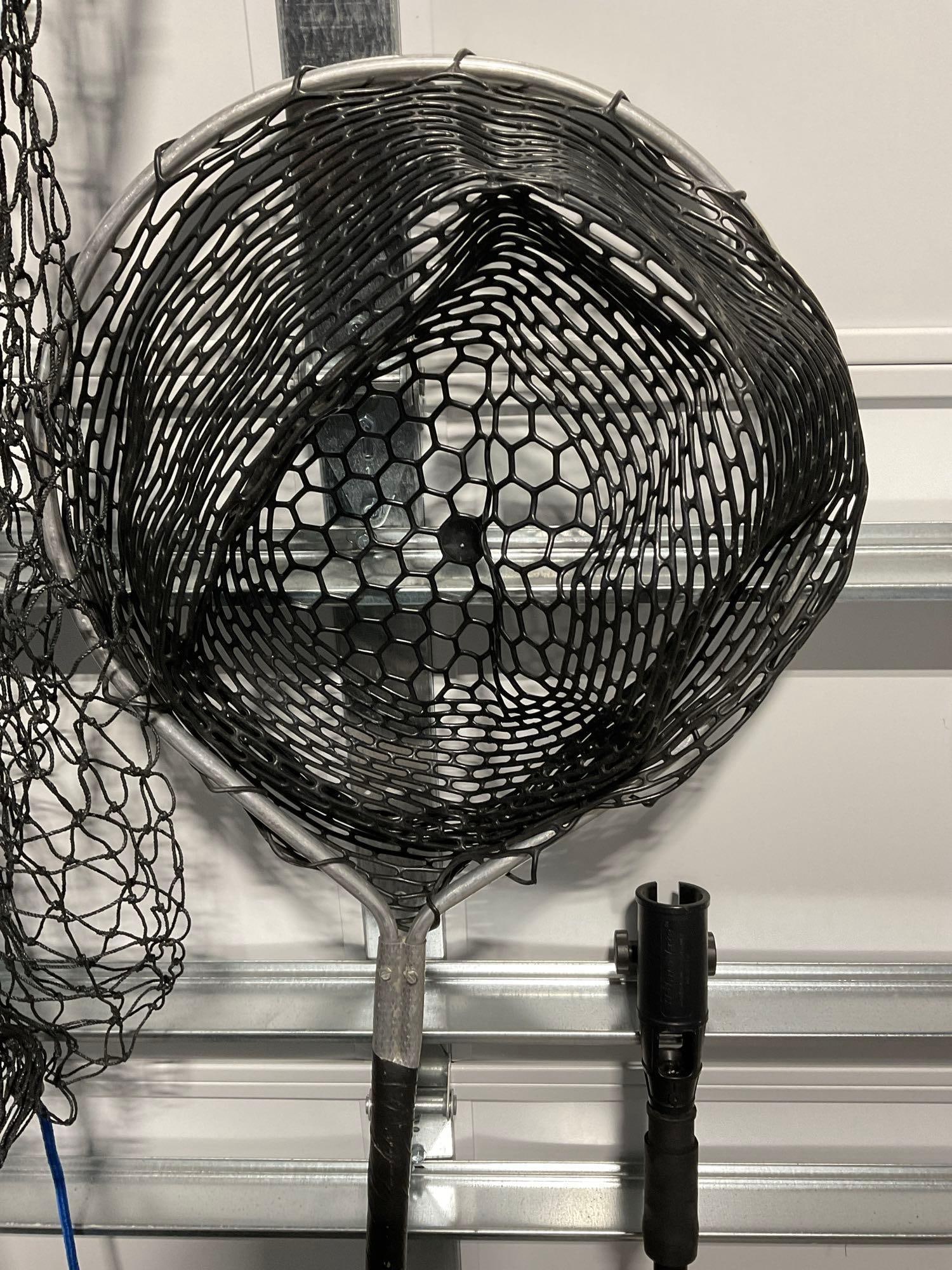 4 Frabill Nets, 2 Hibernets, & 2 Larger w/sliding Poles, Fishing Pole Holder & Fishing Net w/rubber - 3