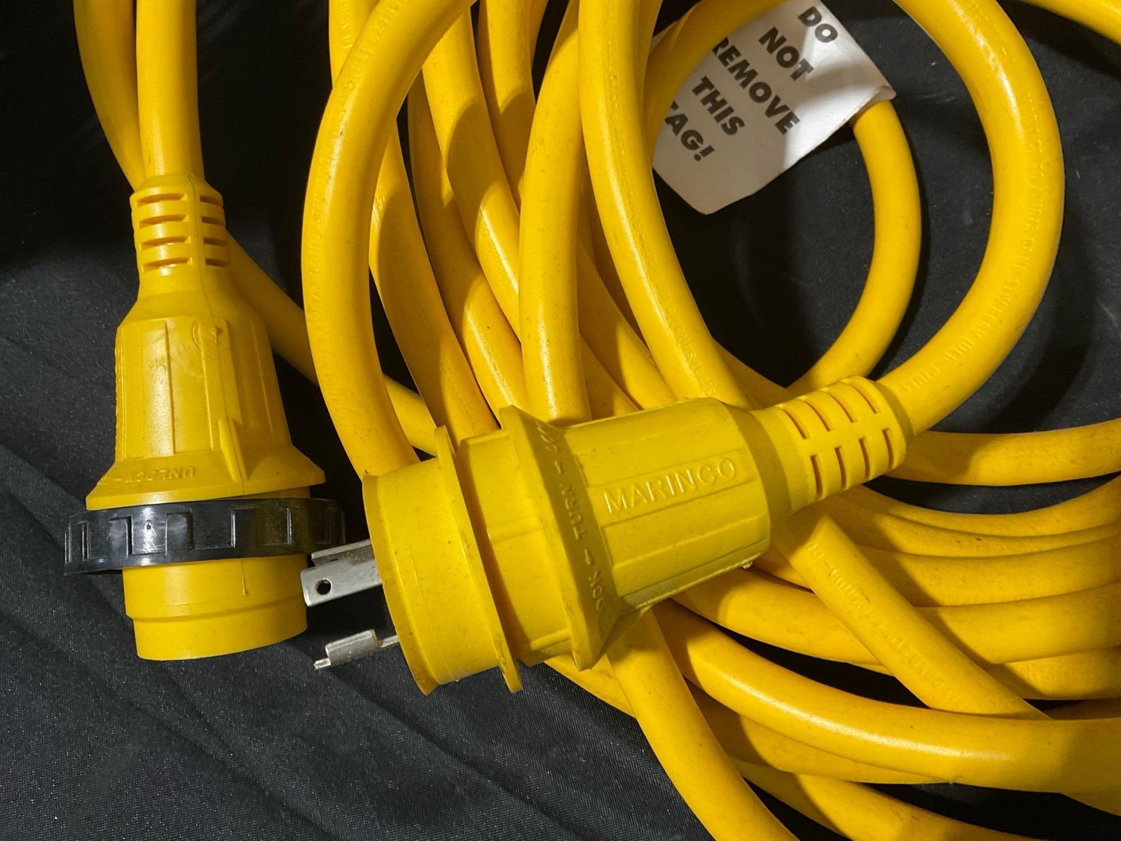Marinco Shore Power Cable 30A, 125V, heavy gauge, 6 or 8 gauge cable - 3