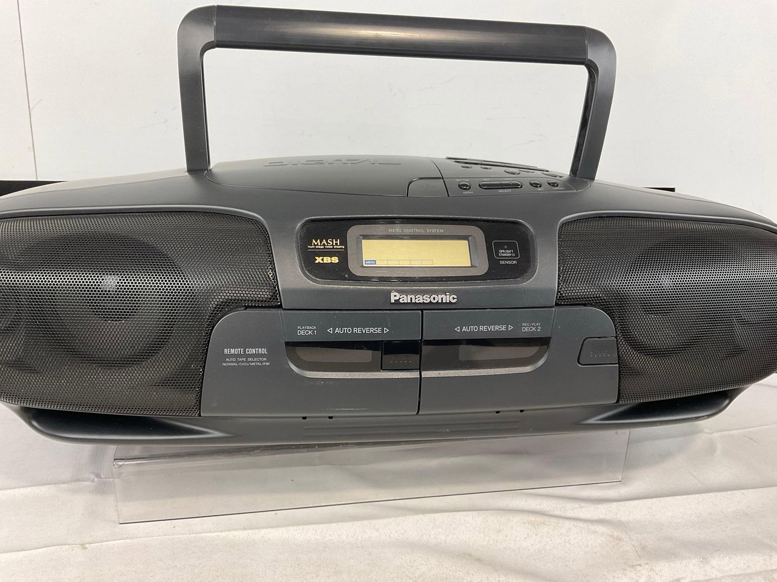 Black Panasonic Portable Stereo CD System RX-DT501 & White iLive Portable Docking System - 3