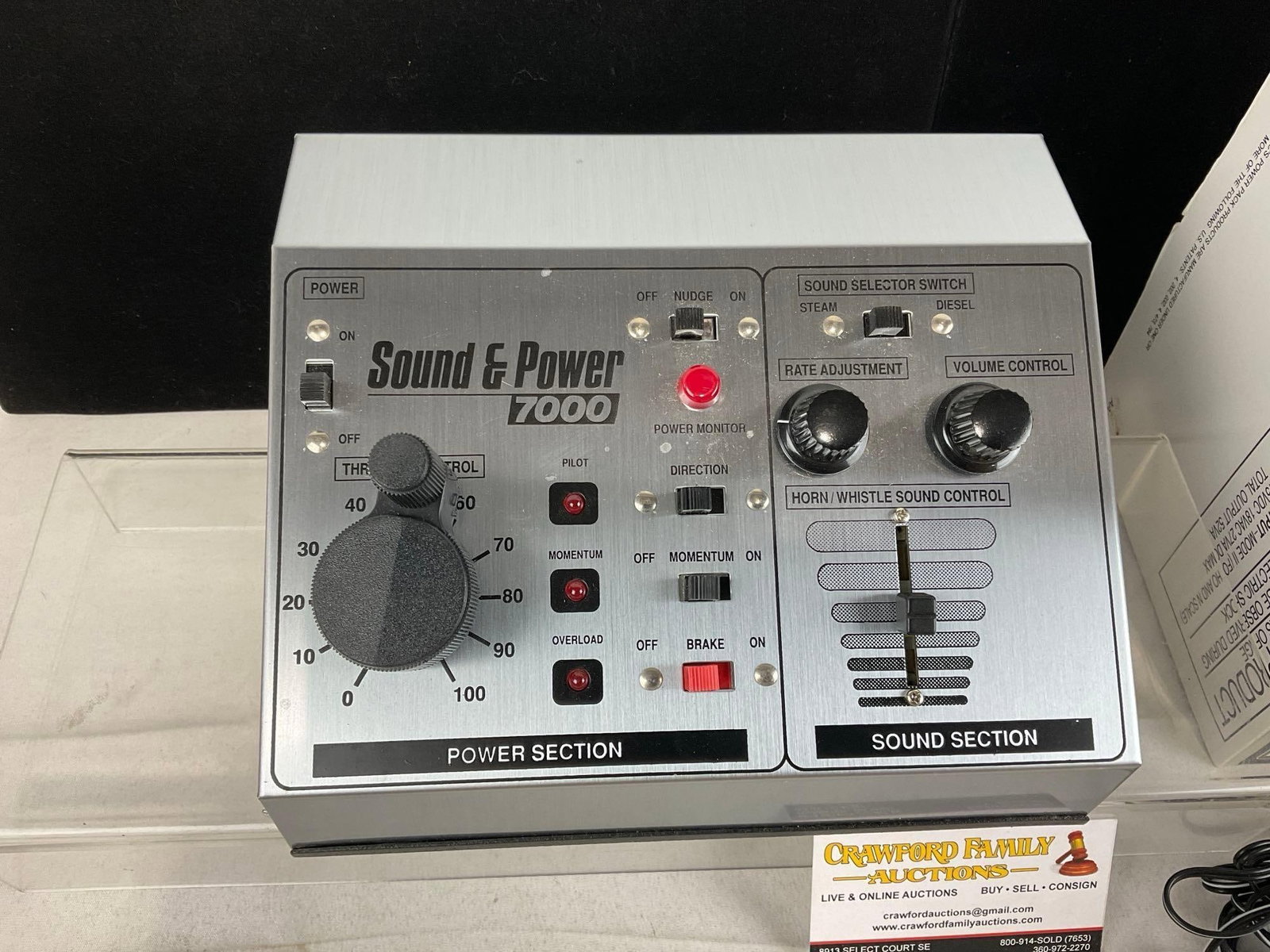 Sound & Power 7000 MRC, Train Transformer & Sound Control in box - 2