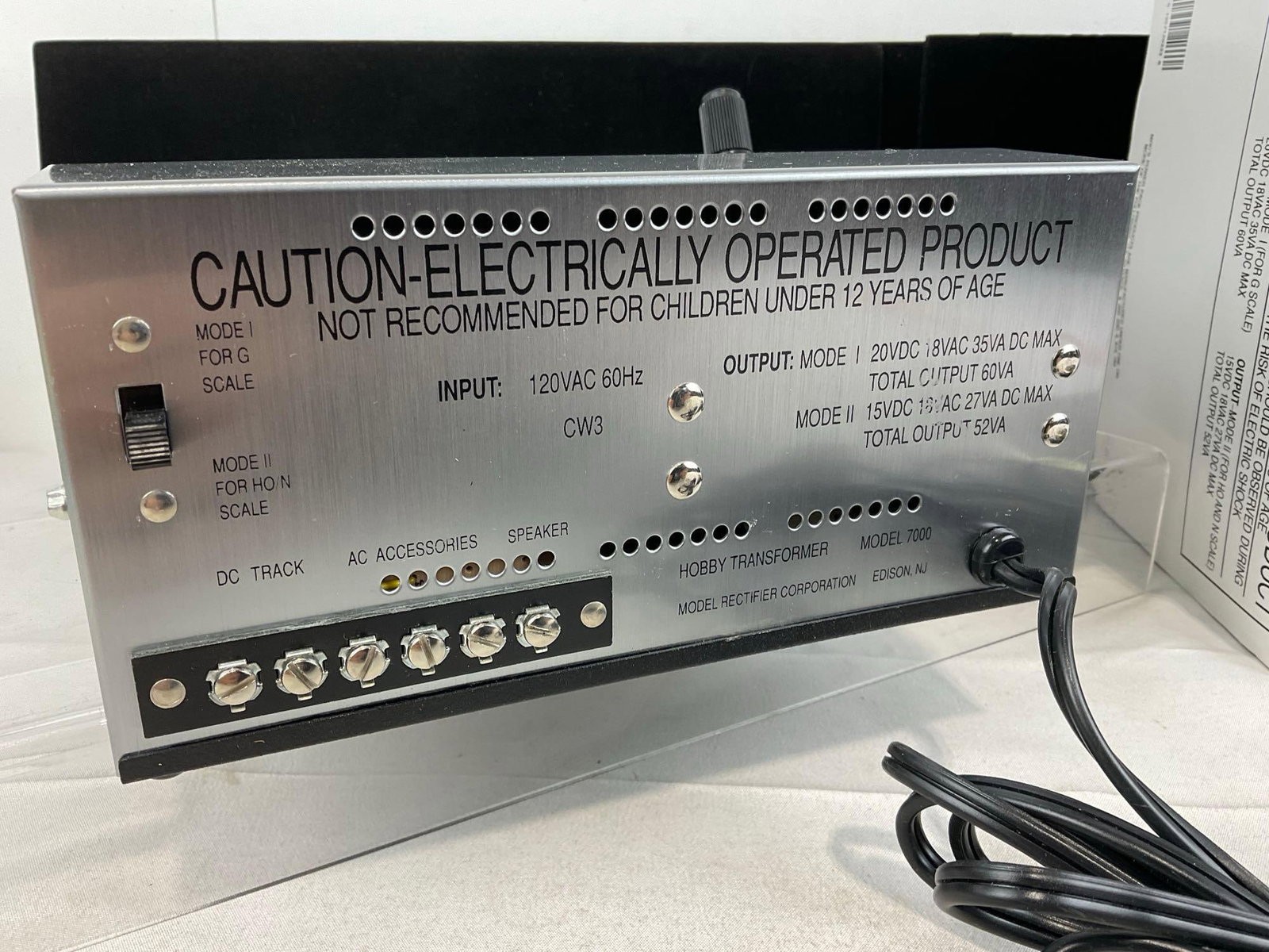 Sound & Power 7000 MRC, Train Transformer & Sound Control in box - 3