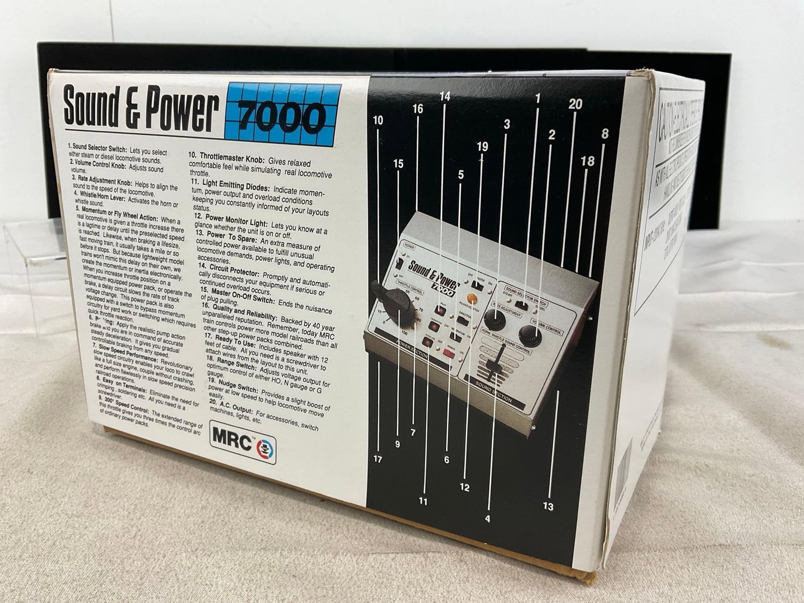 Sound & Power 7000 MRC, Train Transformer & Sound Control in box - 5
