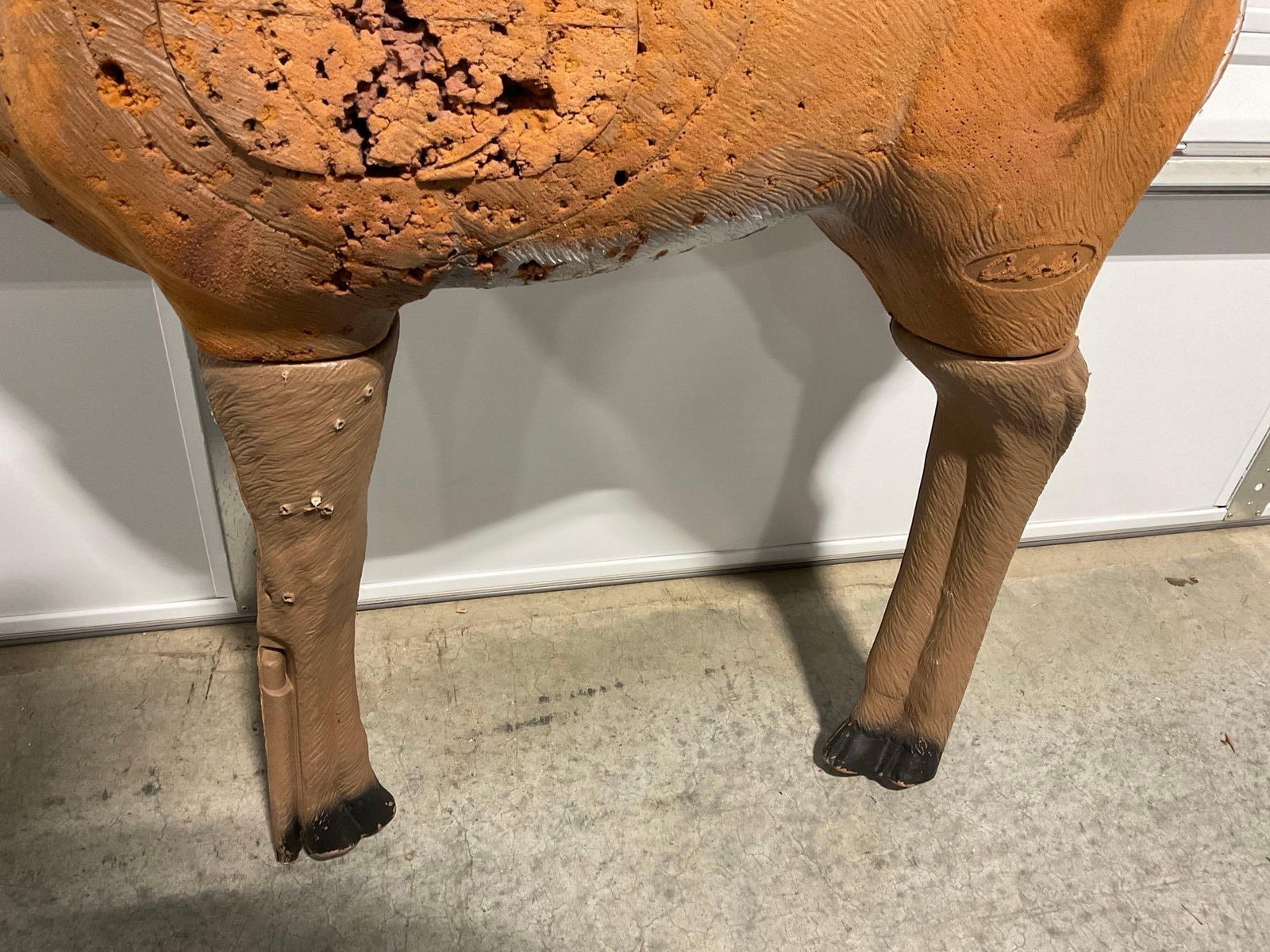 Deer Archery Target w/Foam torso, previously used, 14h x 41w x 28d inches - 4