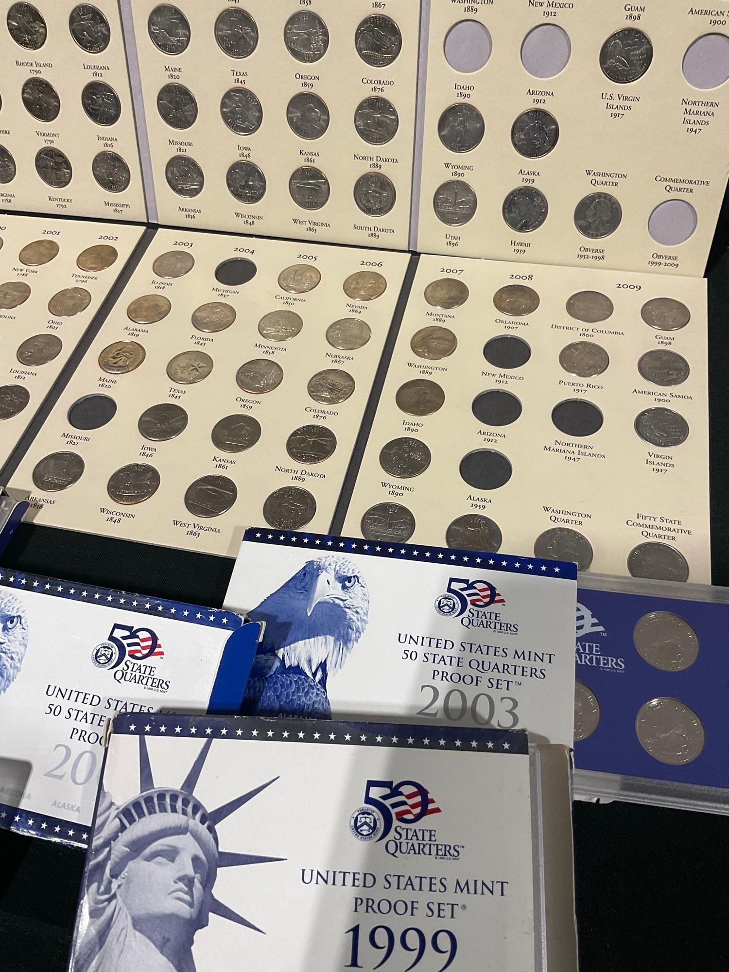 .2x Fisrt Comm Mint P & D 2009 Lincoln penny Collection , 1972 US mint proof set, First day stamps - 3