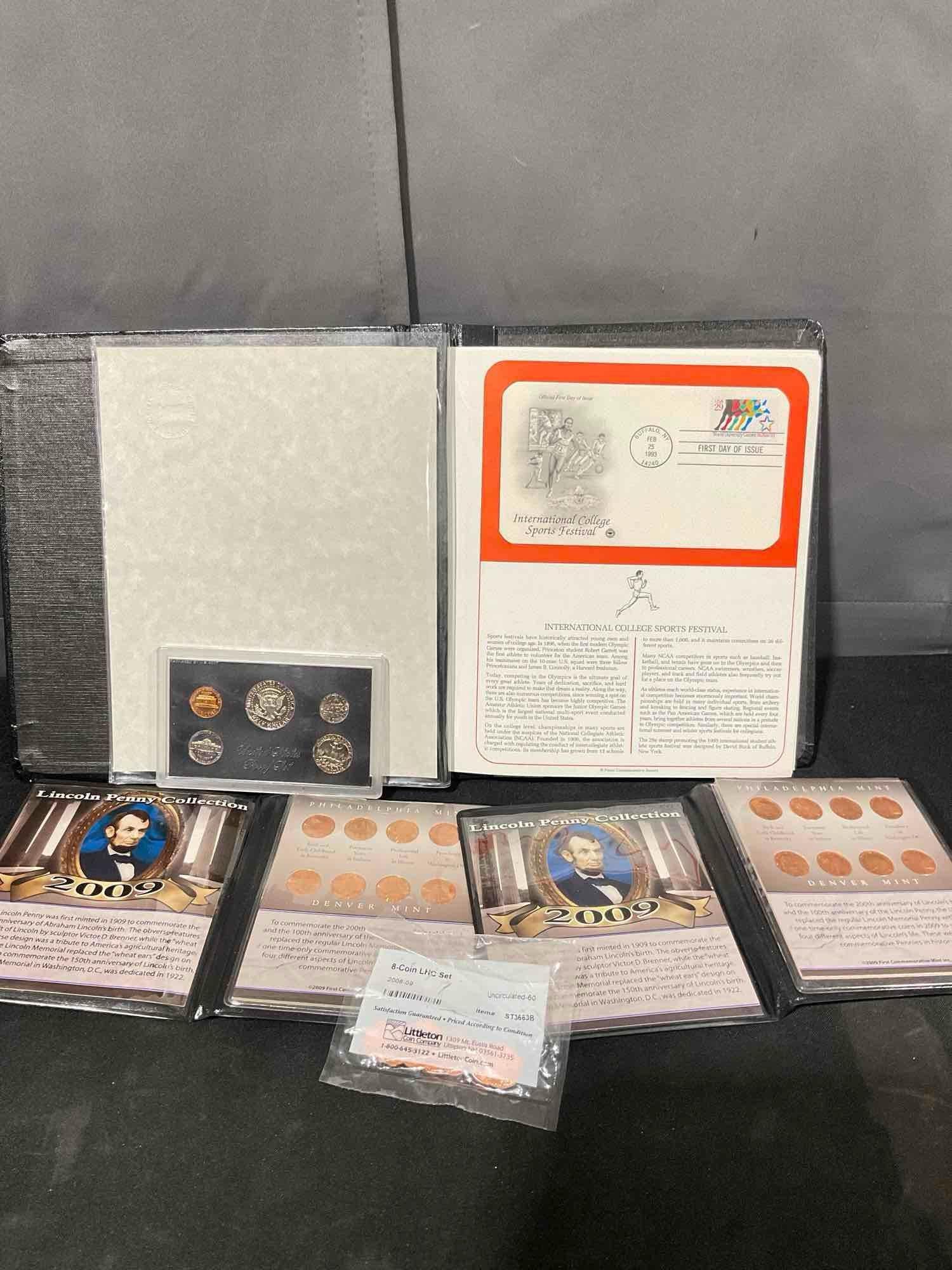 2 x Binders 50 State 1999-2008 Quarter sets -12 coins + 1999 -2004 & 2008 US mint Proof quarter s... (1 of 5)