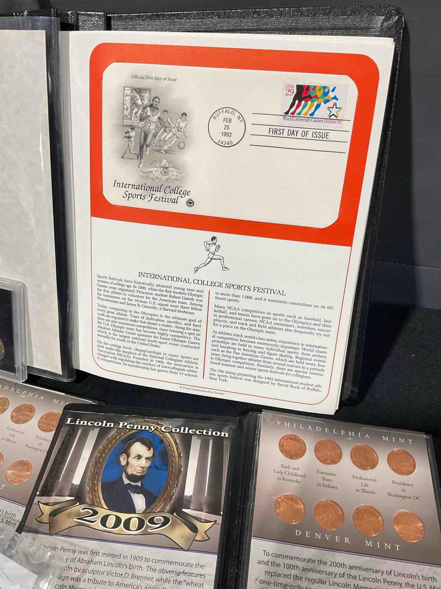 2 x Binders 50 State 1999-2008 Quarter sets -12 coins + 1999 -2004 & 2008 US mint Proof quarter s... - 4