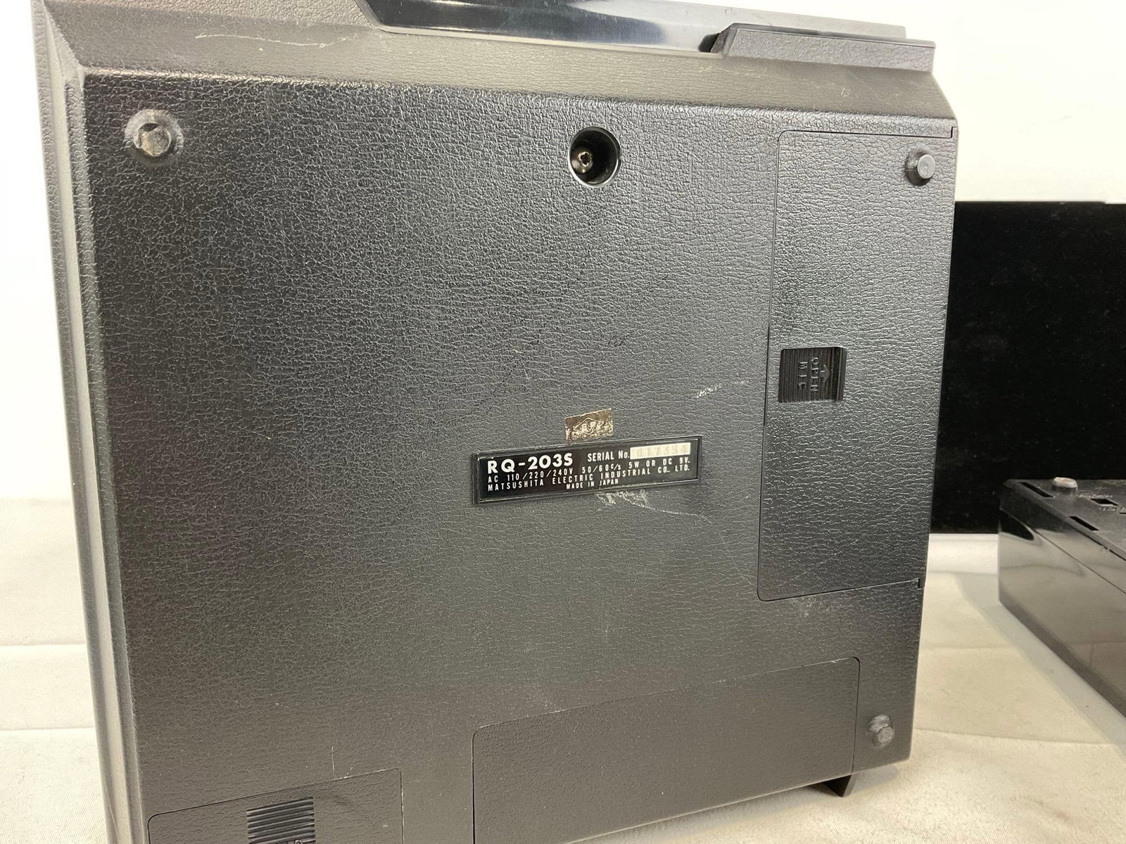 Solid State Cassette Tape Recorder RQ-203S & Sheritech Video Cassette Rewinder, Beta SV0500 - 5