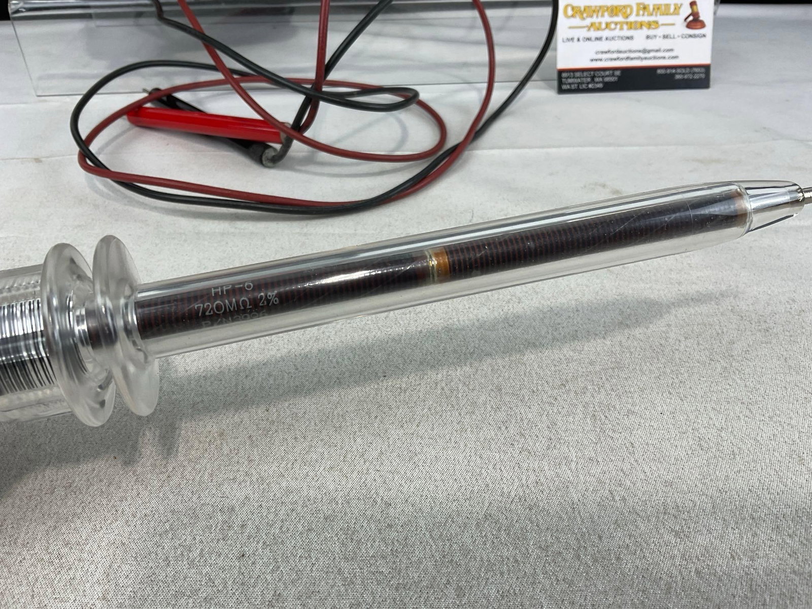 Simpson 260 Volt/Ohm/Milliammeter, & Pomona Elect. Model 4000 High Voltage Test Prode - 5