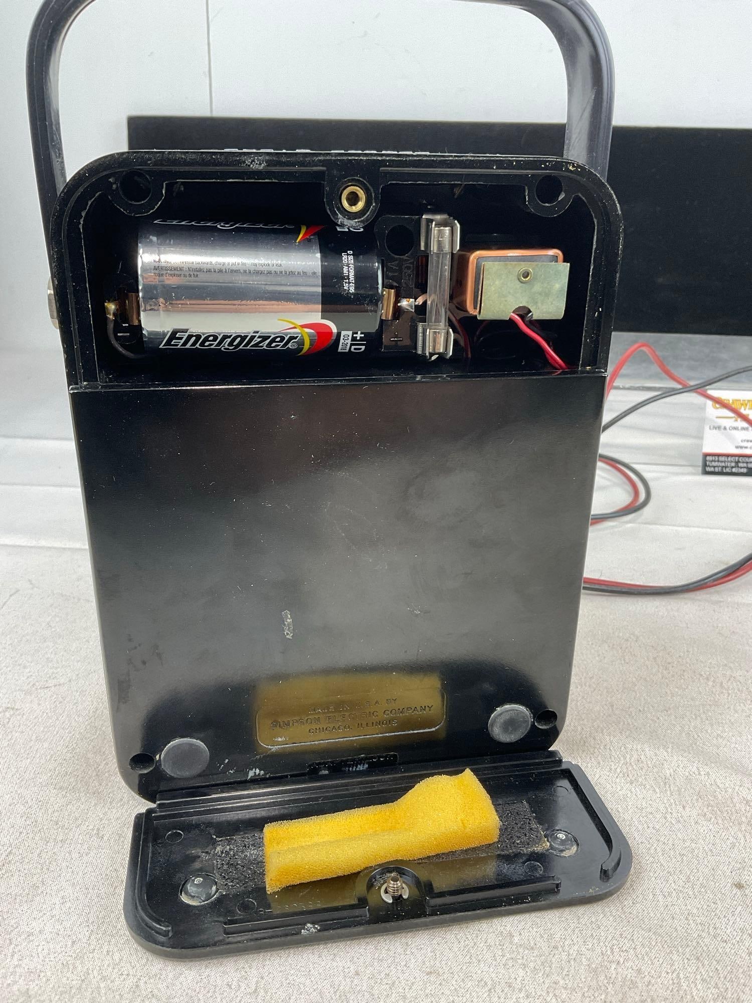 Simpson 260 Volt/Ohm/Milliammeter, & Pomona Elect. Model 4000 High Voltage Test Prode - 7