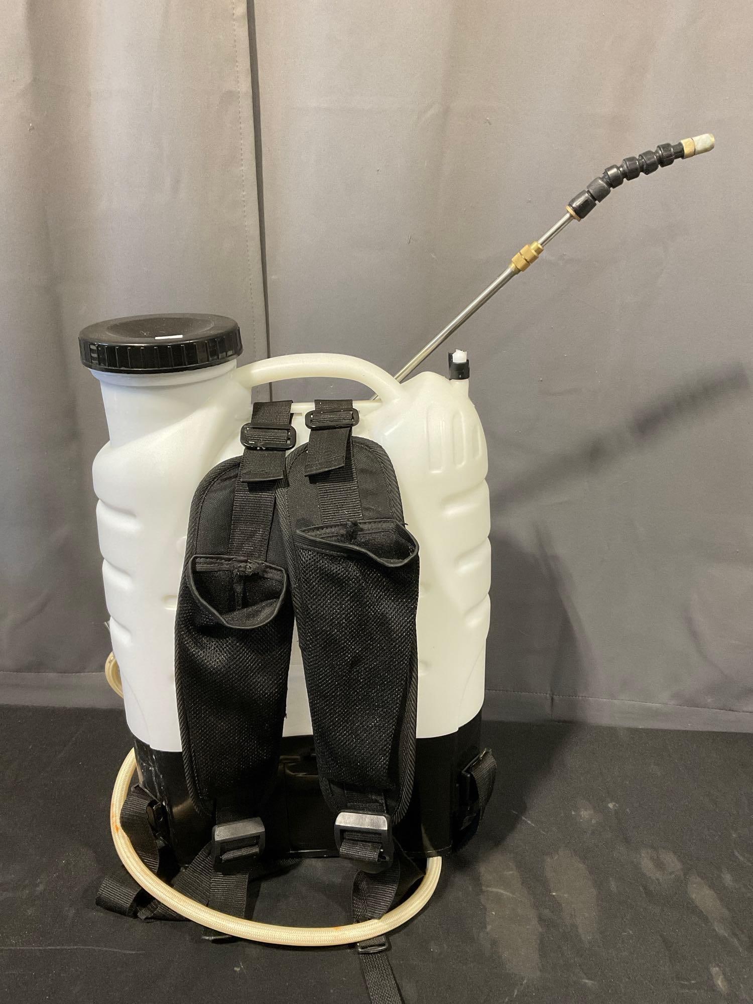 My 4 Sons M4 Battery Powered Sprayer Backpack, 4 Gallon Tank automatic 0-60 PSI Pump - 3