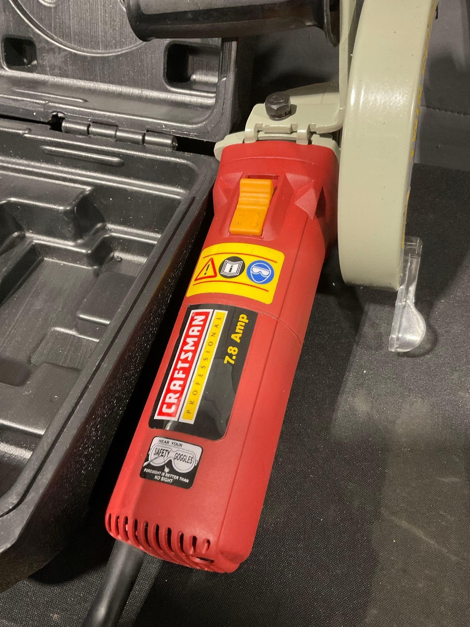 Craftsman Twin Cutter Saw model 286.25574, w/ Wax lubrication in case - 3