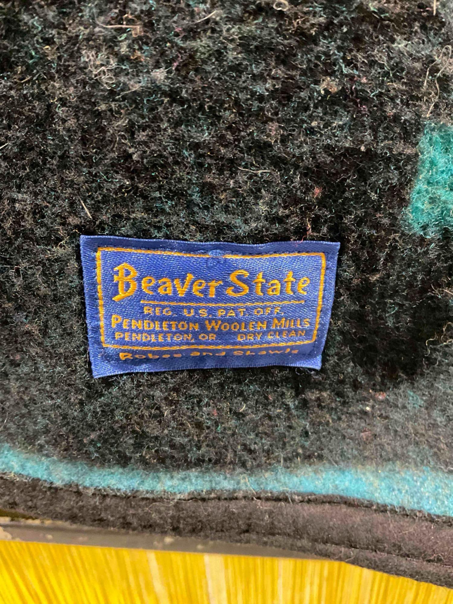 Beaver State by Pendleton Wool & Cotton Blend Throw Blanket w/ Southwestern Design. See pics. - 4