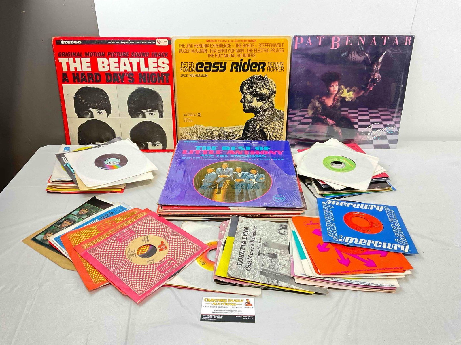 30+ pcs Vintage Vinyl Record Music Album Collection, incl. The Beatles, Soundtracks & More! (1 of 6)