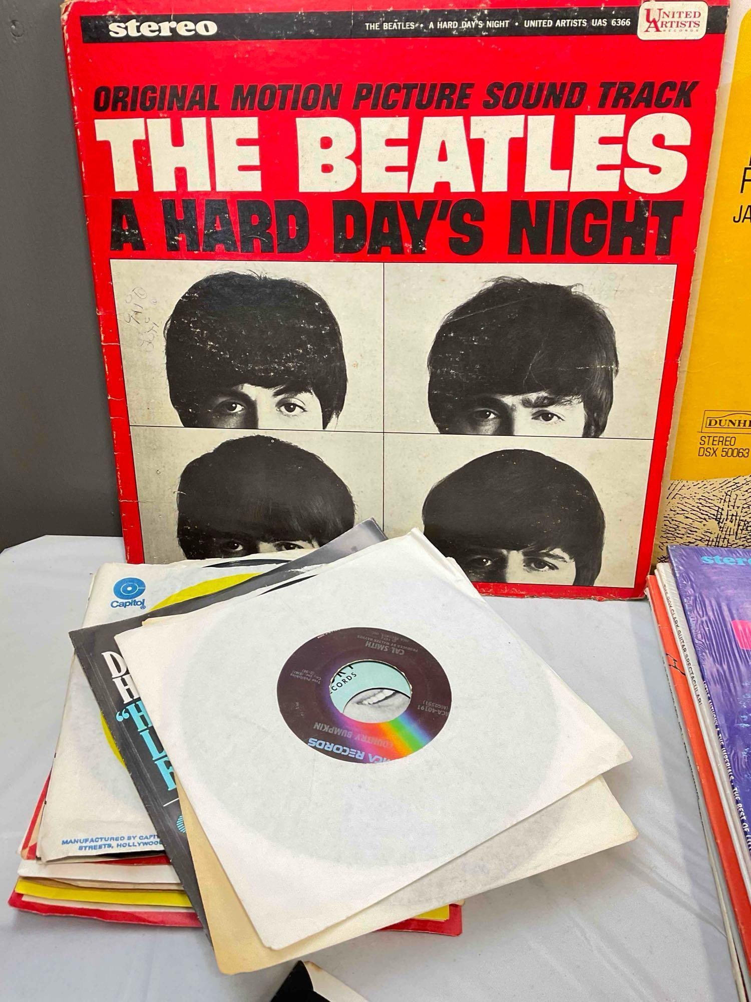 30+ pcs Vintage Vinyl Record Music Album Collection, incl. The Beatles, Soundtracks & More! - 3