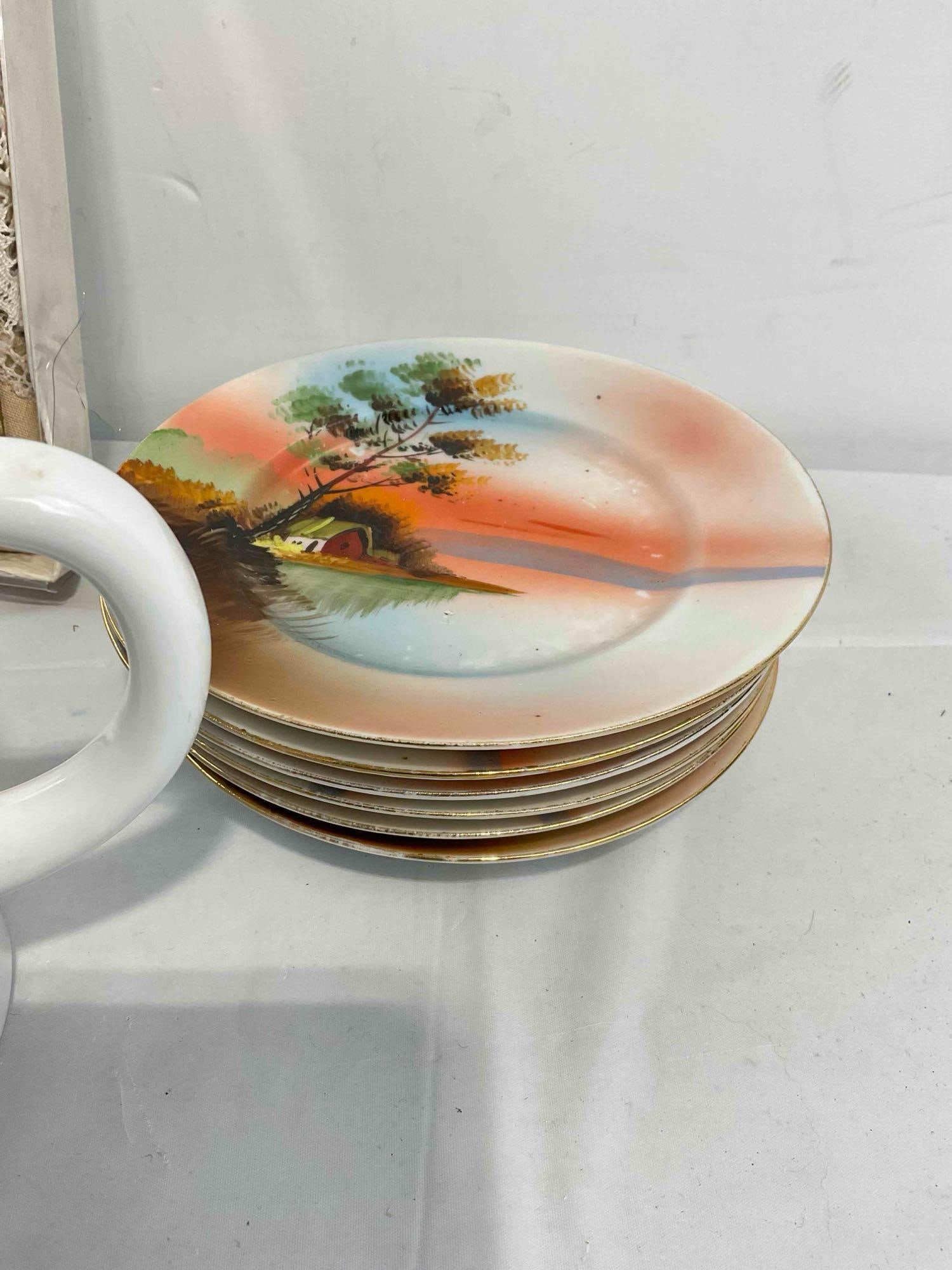 15 pcs Vintage Assortment, incl. 4x Steins, 6x Japanese Ceramic Saucers & Much More! See pics. - 7