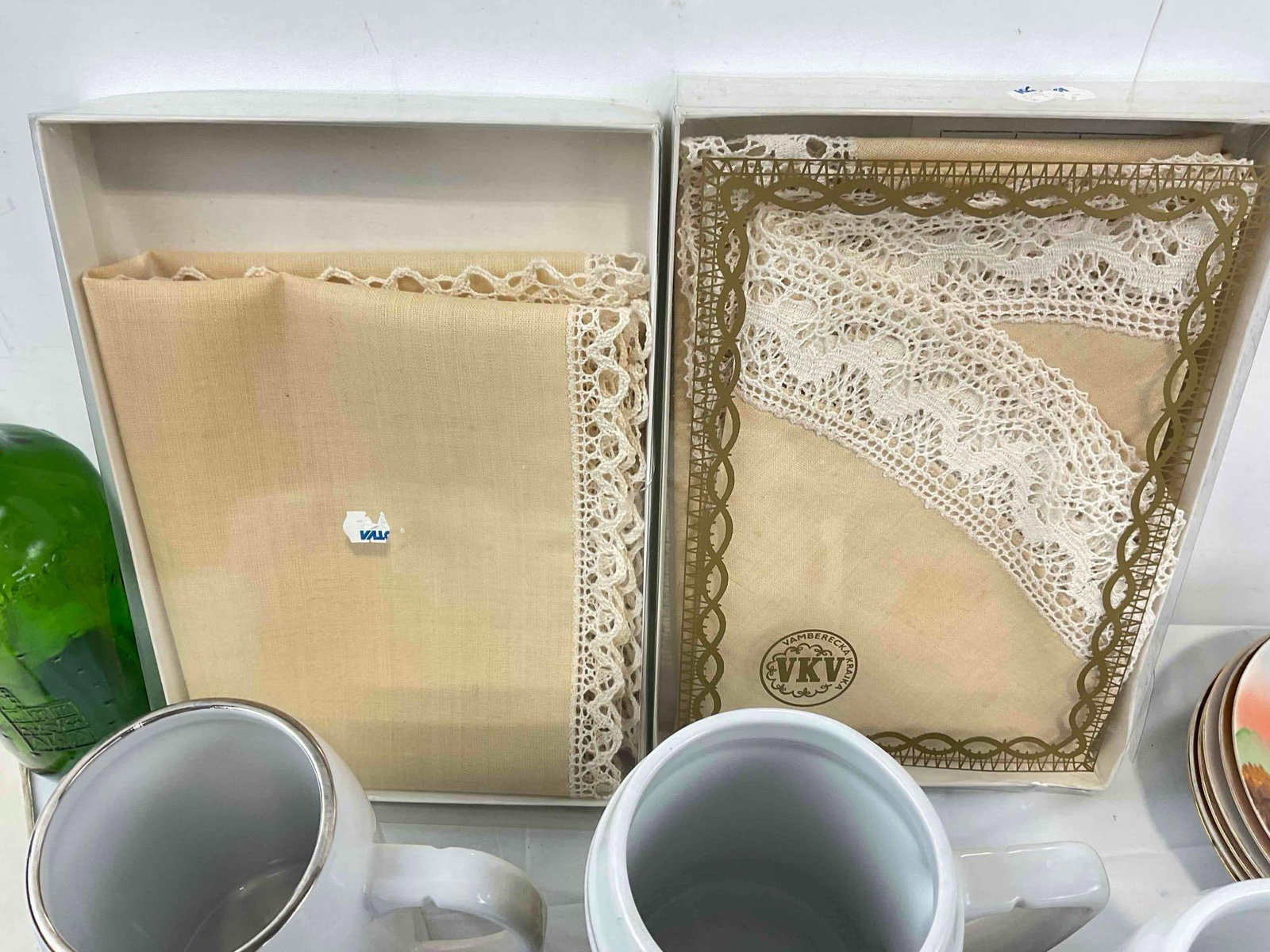 15 pcs Vintage Assortment, incl. 4x Steins, 6x Japanese Ceramic Saucers & Much More! See pics. - 8