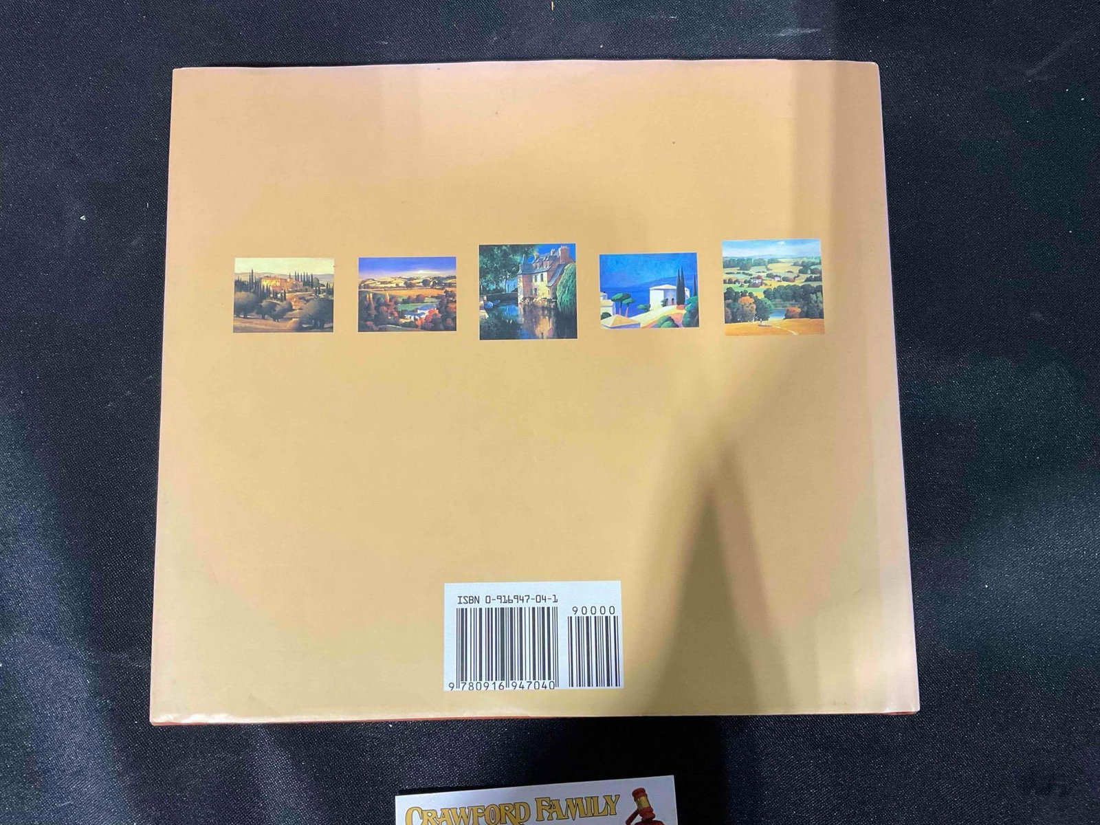 Unframed Oil Paint Print on Canvas The Villa dOrcia by Max Hayslette w/Book - 8