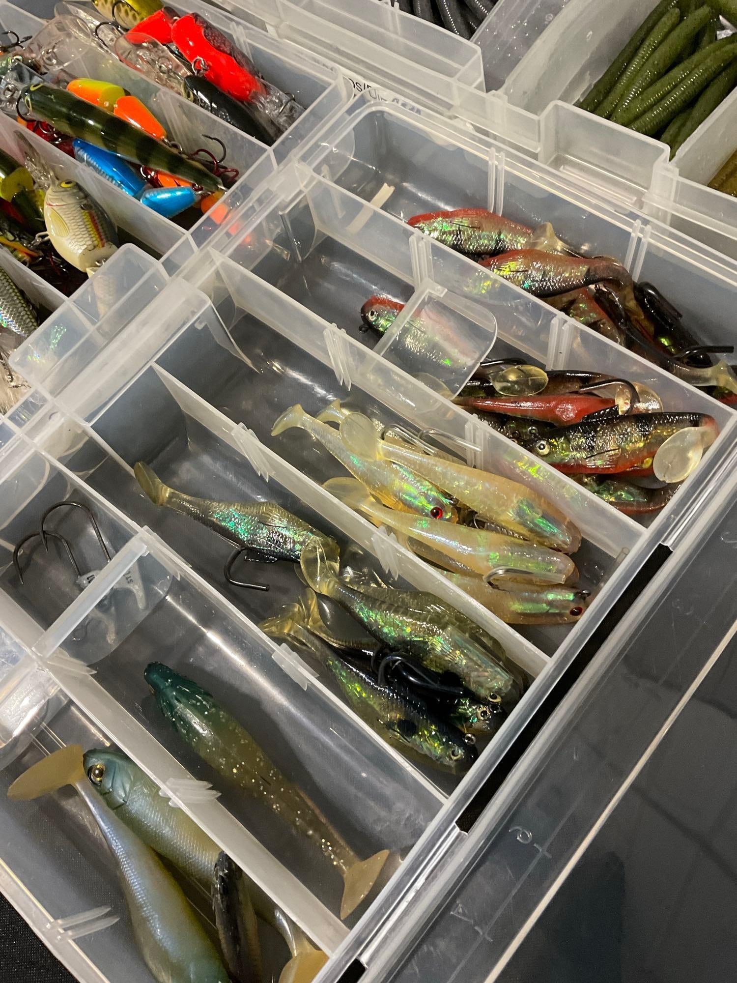 3 Boxes of Fishing Lures, Rods, Stick Baits, Crankbaits, & more, by Rapala, & more - 3