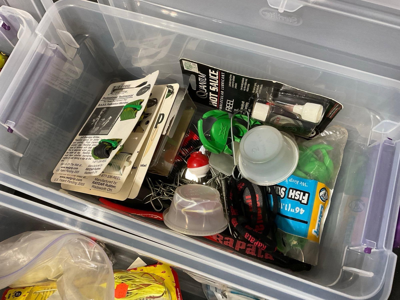 4 Boxes of Fishing Supplies & Lures, Crappie, Modern Lures, Rolls of Lead, & more - 4