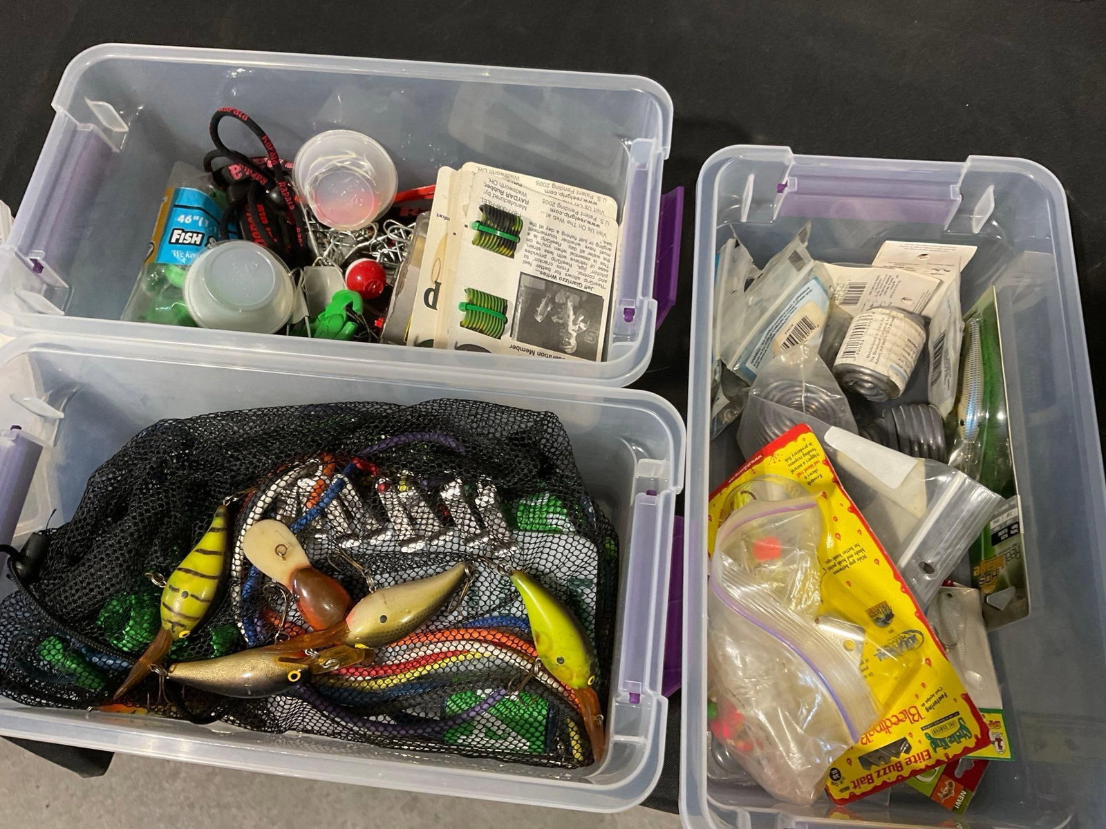 4 Boxes of Fishing Supplies & Lures, Crappie, Modern Lures, Rolls of Lead, & more - 6