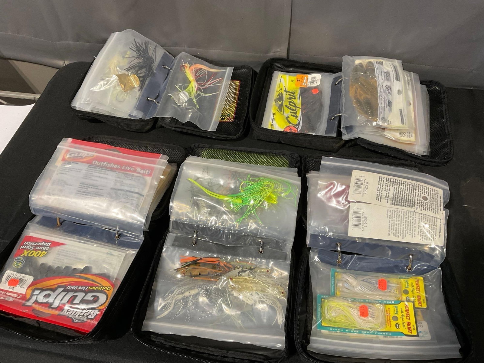 5 Soft Quantum Bags full of Fishing Baits, Tubes, Creature, Roe, & more types - 2