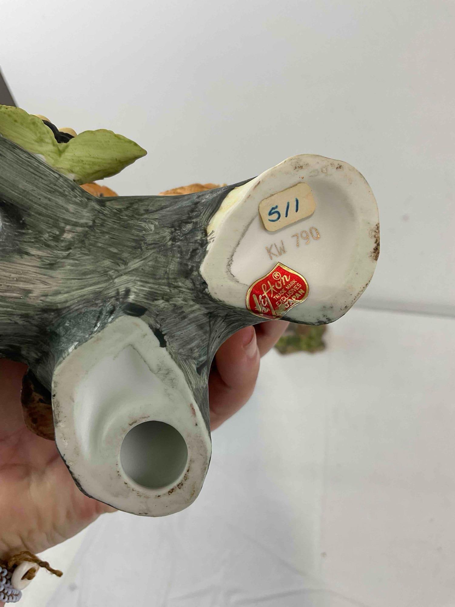 5 pcs Vintage Owl Figurines, incl. 2x Resin Giuseppe Armani & 1x Mt. St. Helen's Ash. See pics. - 7