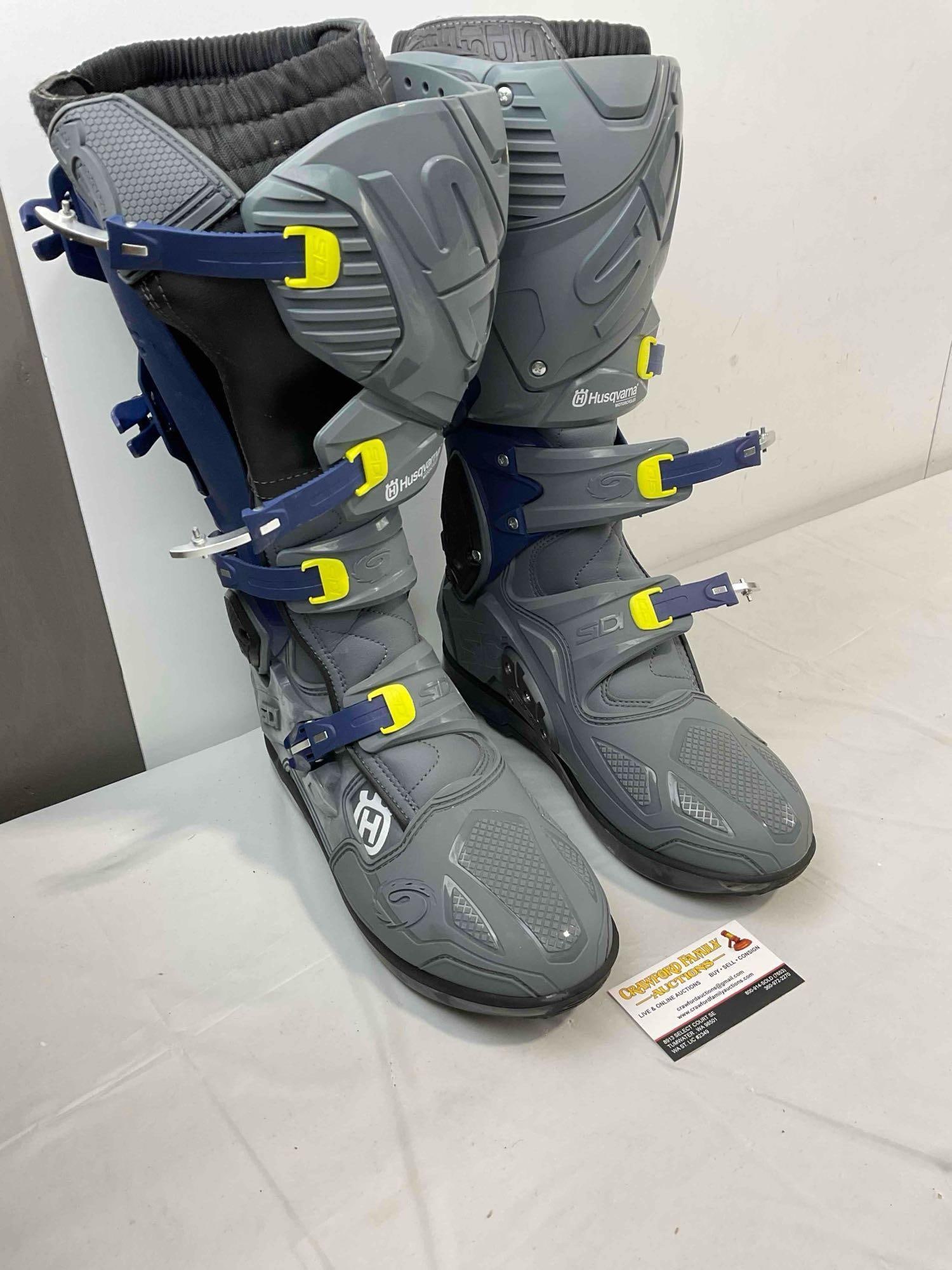 Husqvarna Sidi Crossfire 3 Motorcycle Racing Boots Size Men's US 12. Good Condition. See pics. - 3